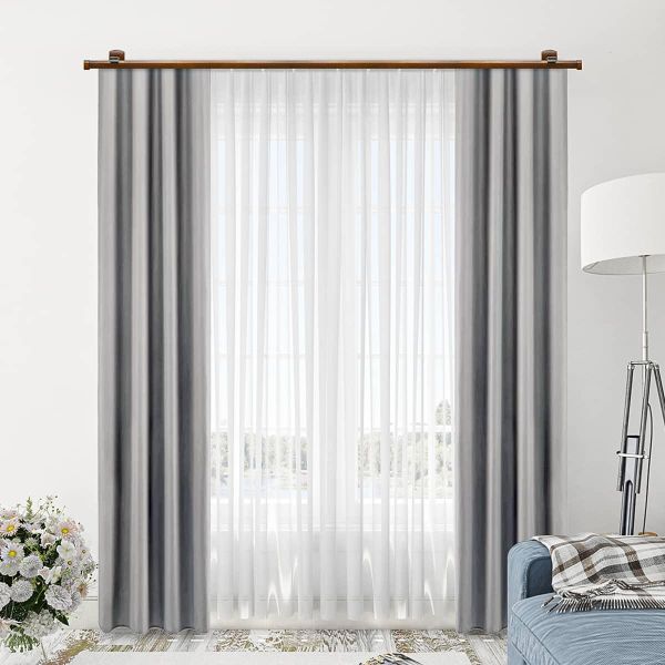 Alumínium sínnel ellátott függönykarnisok falra