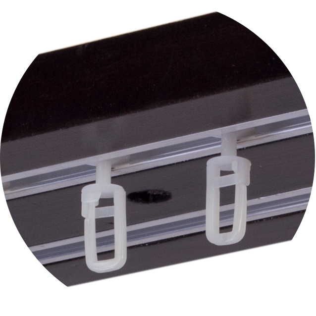 Ludovic fa előlapos függönykarnis wenge Ludovic fa előlapos függönykarnis Wenge