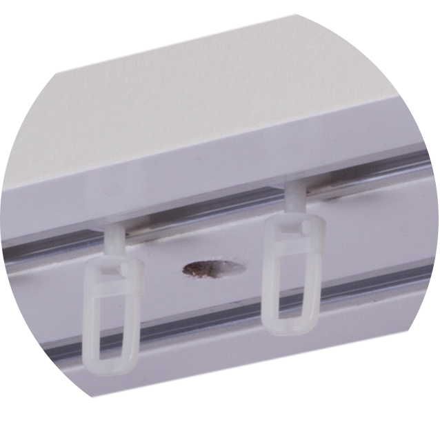 Ludovic fa előlapos függönykarnis alb Ludovic fa előlapos függönykarnis Fehér