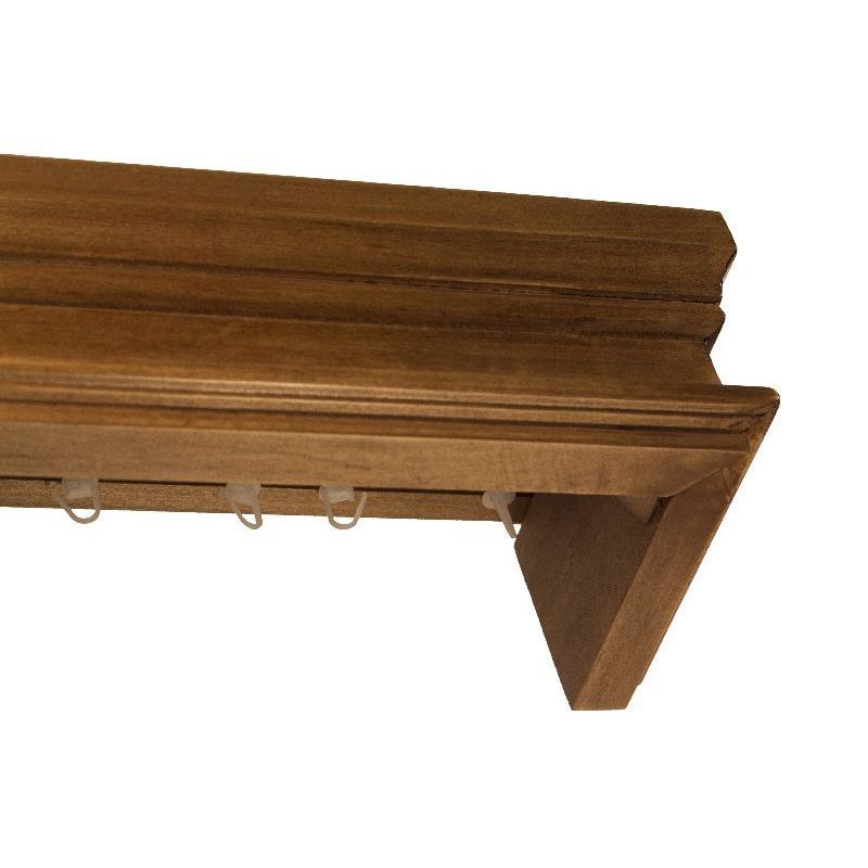 Ludovic fa előlapos függönykarnis stejar Ludovic fa előlapos függönykarnis Tölgy