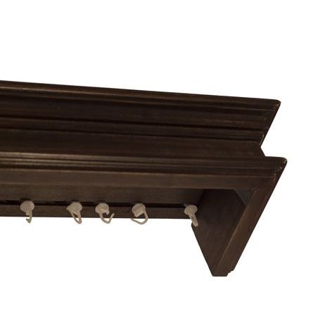 Napoleon fa előlapos függönykarnis wenge Napoleon fa előlapos függönykarnis Wenge