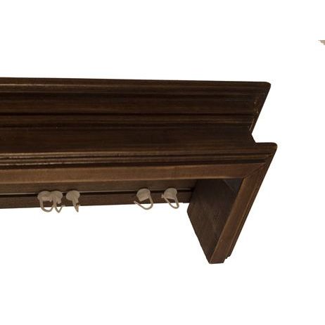 Napoleon fa előlapos függönykarnis nuc Napoleon fa előlapos függönykarnis Dió