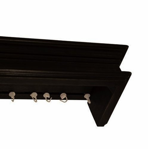 Napoleon fa előlapos függönykarnis negru Napoleon fa előlapos függönykarnis Fekete