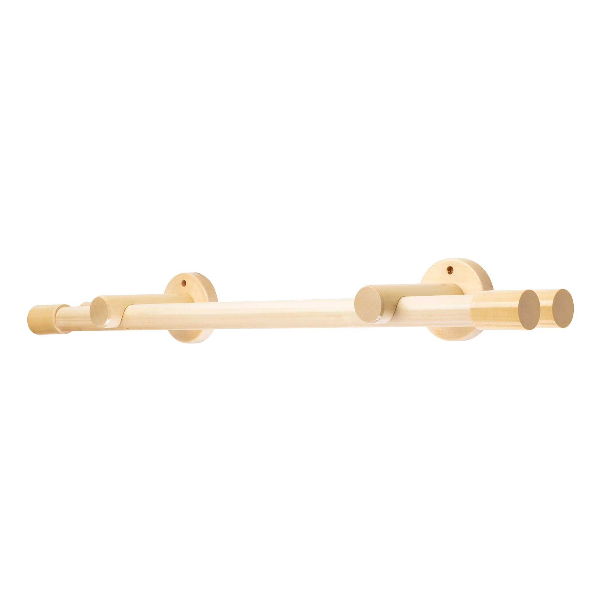 Luna két alumíniumsínes fa rúdkarnis natur Luna két alumíniumsínes fa rúdkarnis Natúr