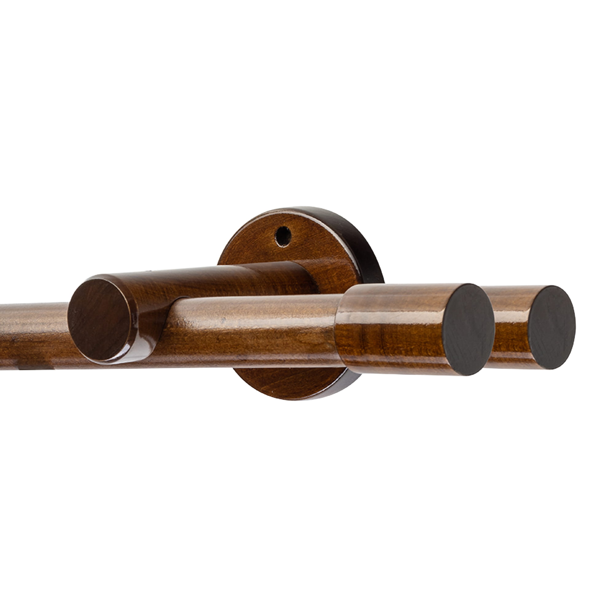 Luna két alumíniumsínes fa rúdkarnis nuc Luna két alumíniumsínes fa rúdkarnis Dió