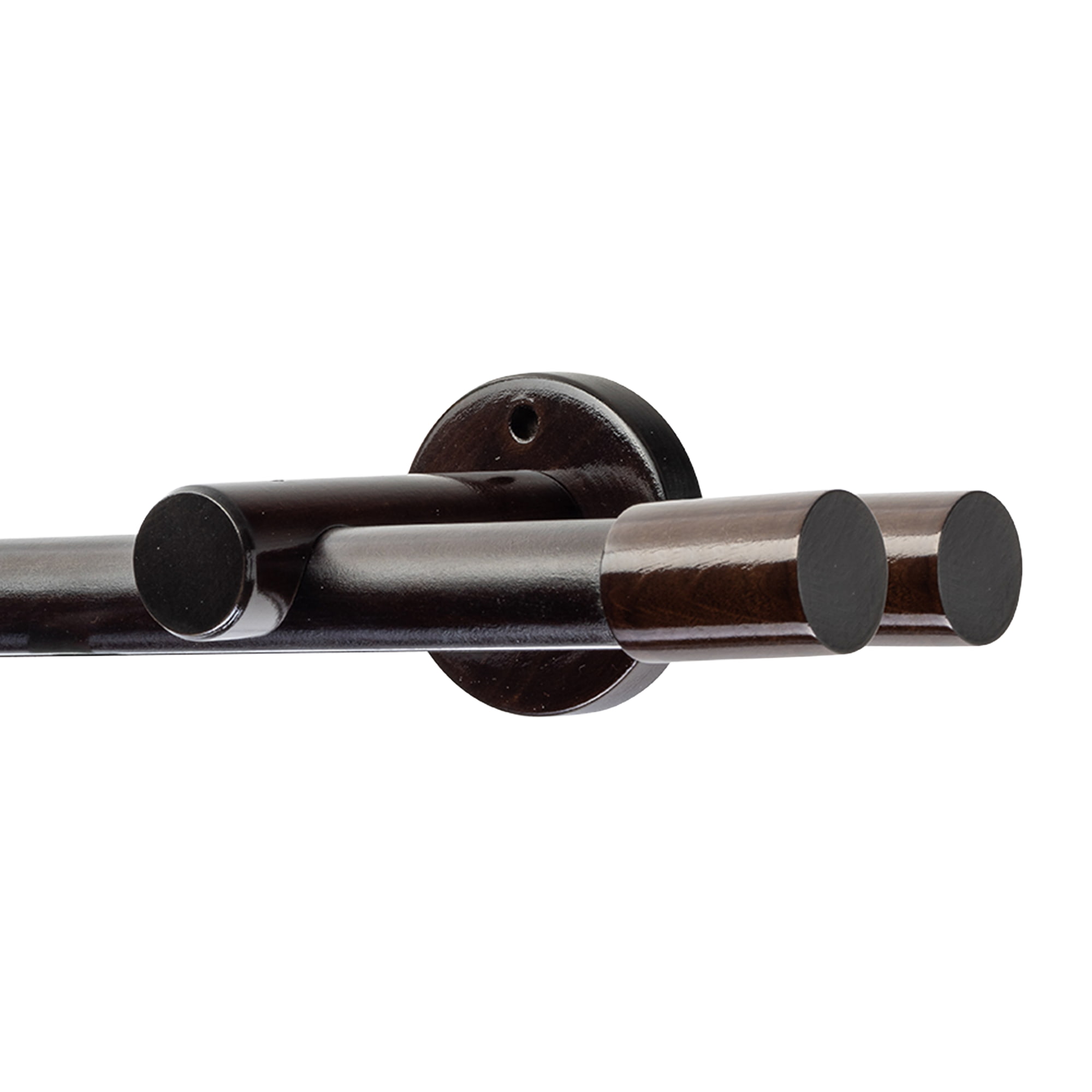 Luna két alumíniumsínes fa rúdkarnis wenge Luna két alumíniumsínes fa rúdkarnis Wenge