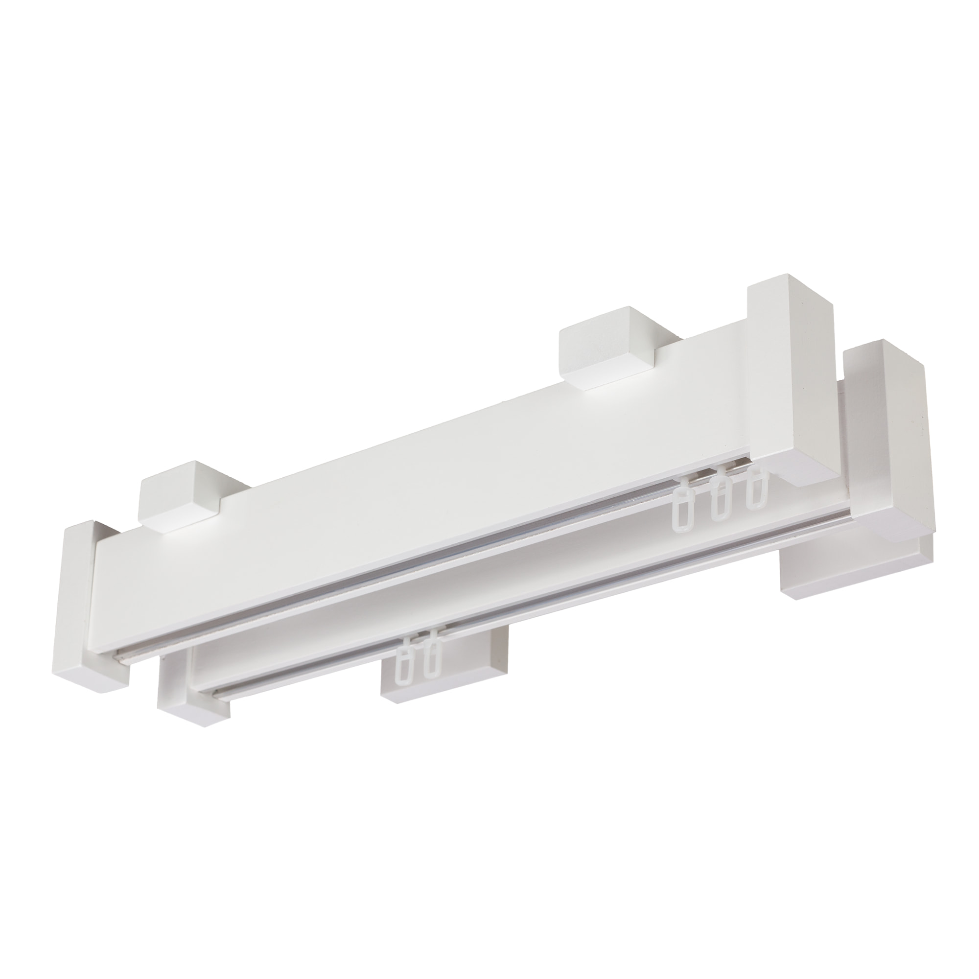 Dália két alumíniumsínes profilkarnis alb Dália két alumíniumsínes profilkarnis Fehér