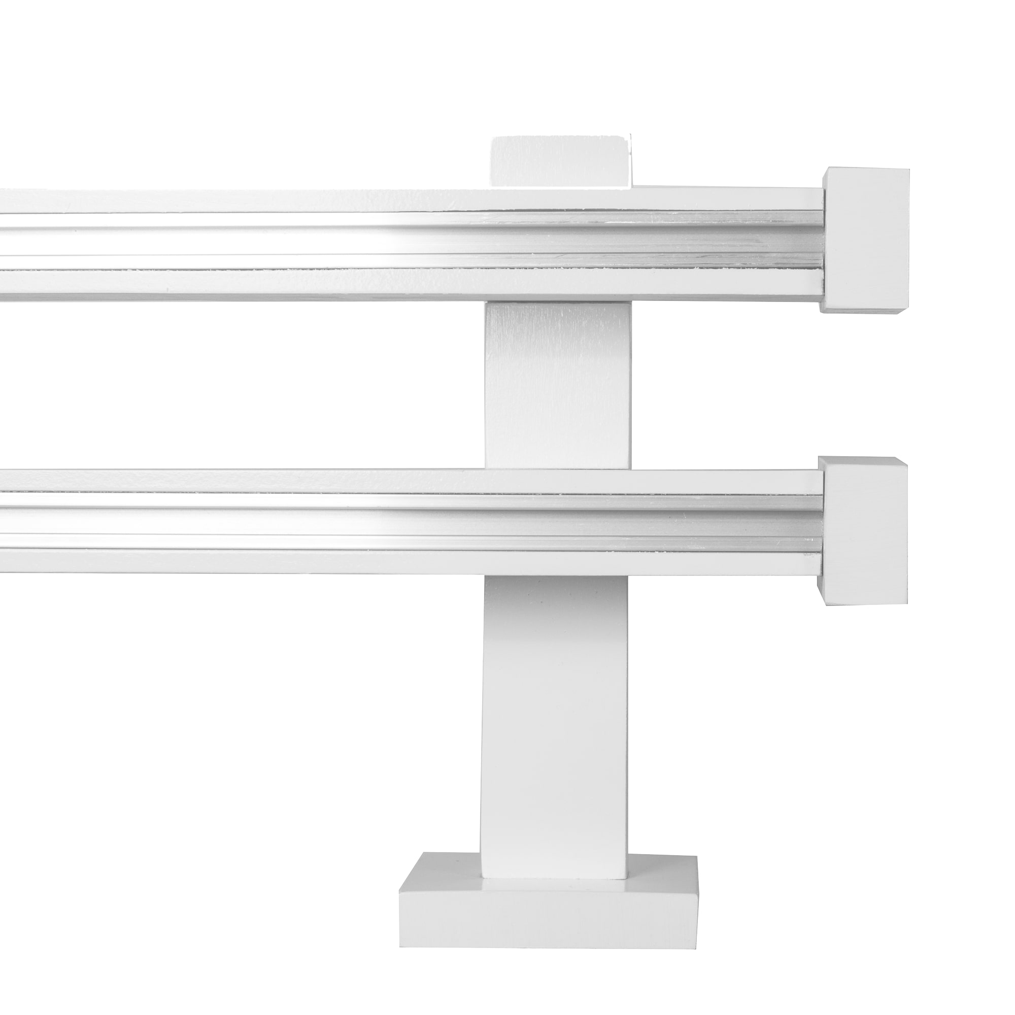 Dália két alumíniumsínes profilkarnis alb Dália két alumíniumsínes profilkarnis Fehér