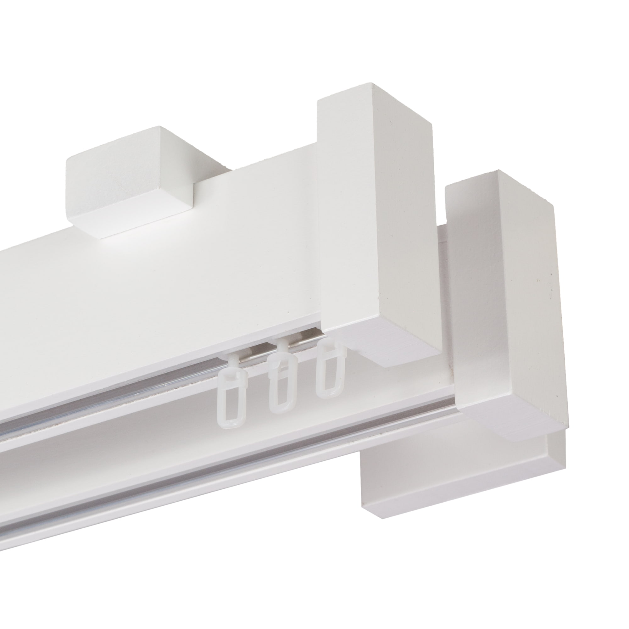 Dália két alumíniumsínes profilkarnis alb Dália két alumíniumsínes profilkarnis Fehér