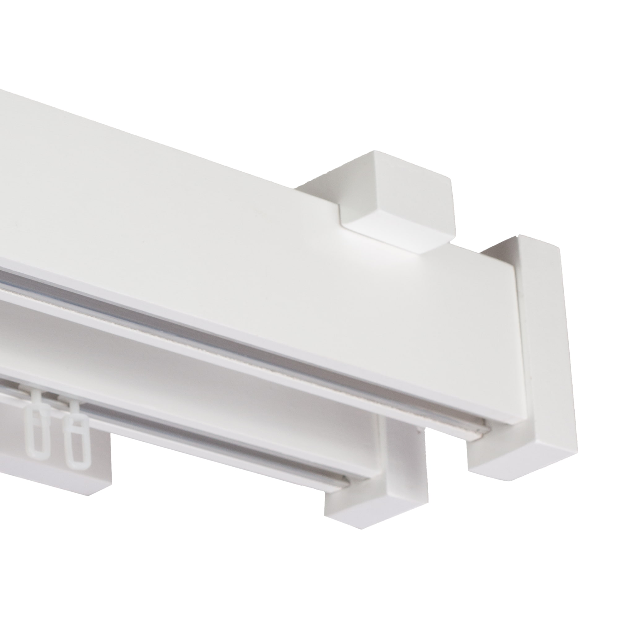 Dália két alumíniumsínes profilkarnis alb Dália két alumíniumsínes profilkarnis Fehér