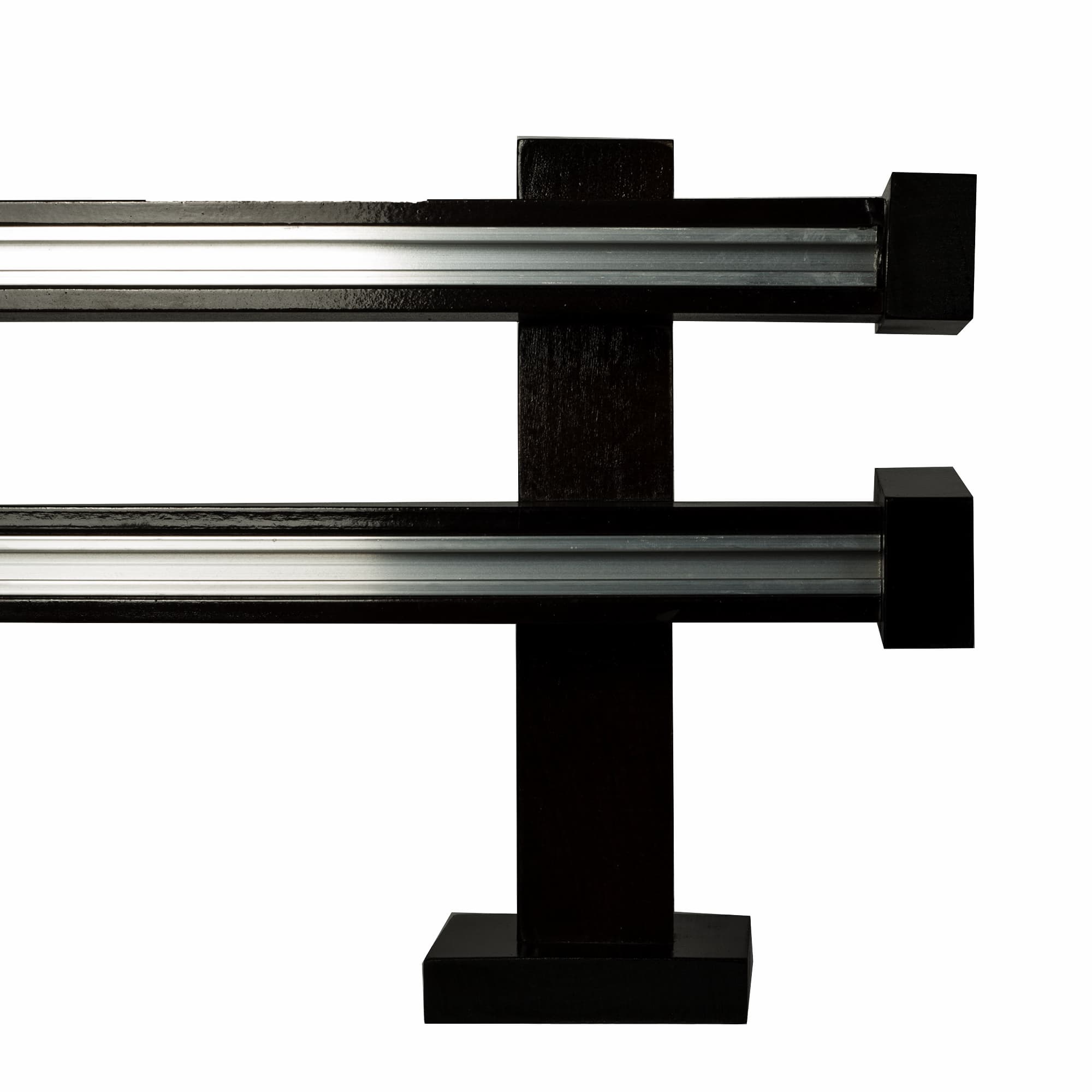 Dália két alumíniumsínes profilkarnis negru Dália két alumíniumsínes profilkarnis Fekete