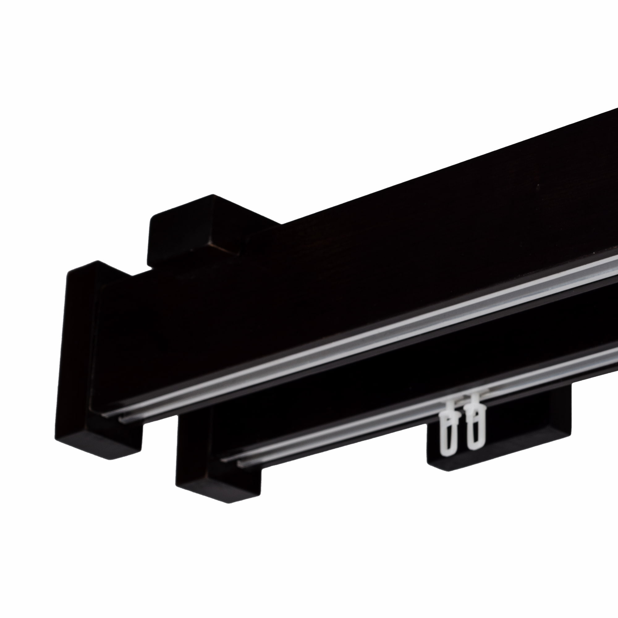 Dália két alumíniumsínes profilkarnis negru Dália két alumíniumsínes profilkarnis Fekete