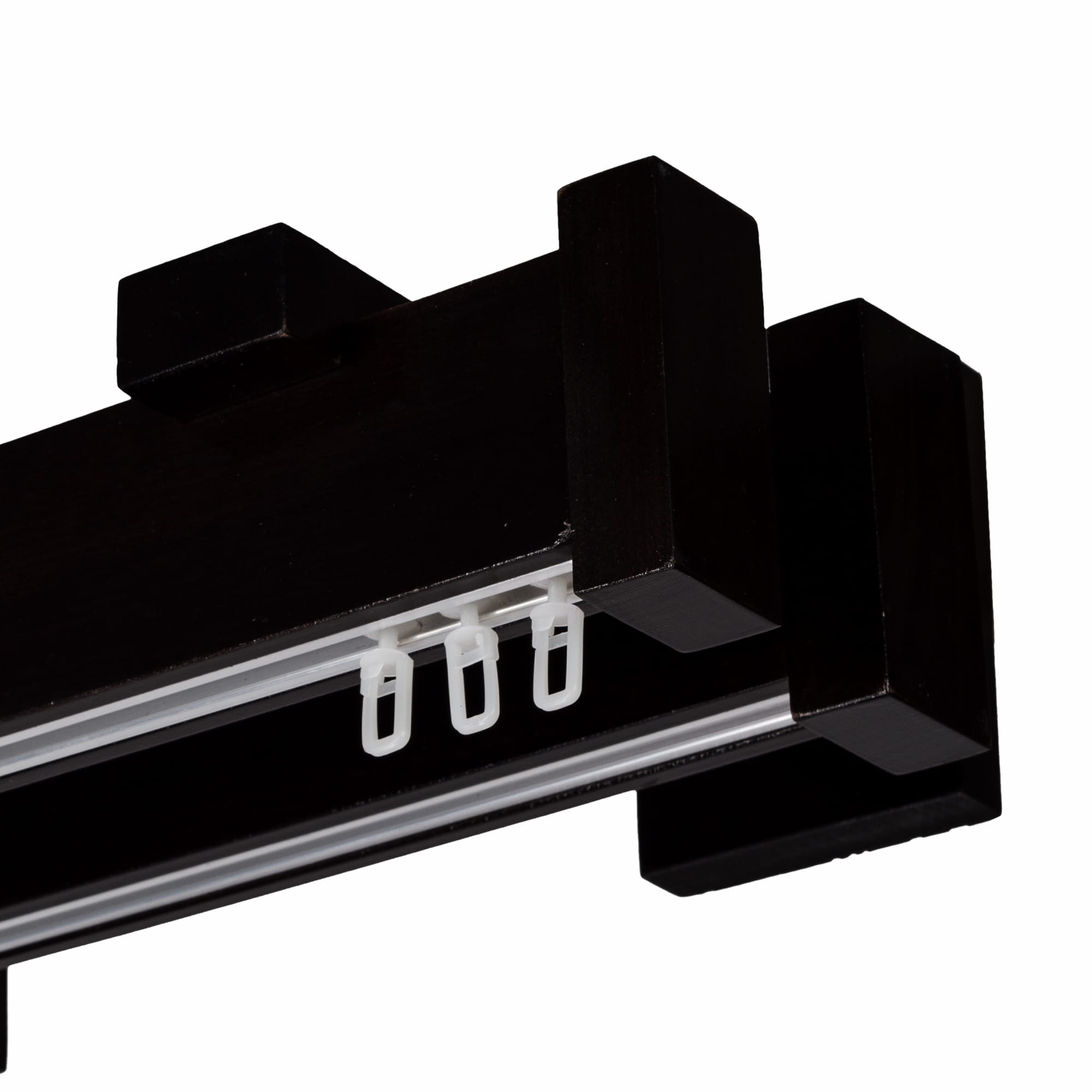 Dália két alumíniumsínes profilkarnis negru Dália két alumíniumsínes profilkarnis Fekete