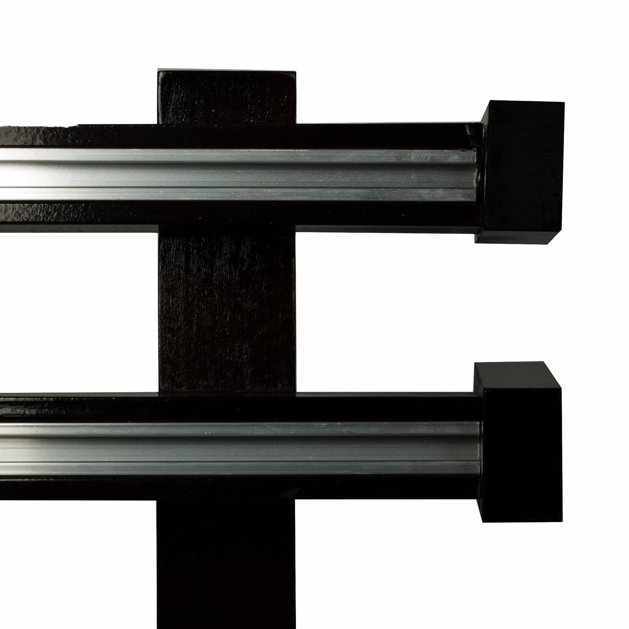 Dália két alumíniumsínes profilkarnis negru Dália két alumíniumsínes profilkarnis Fekete