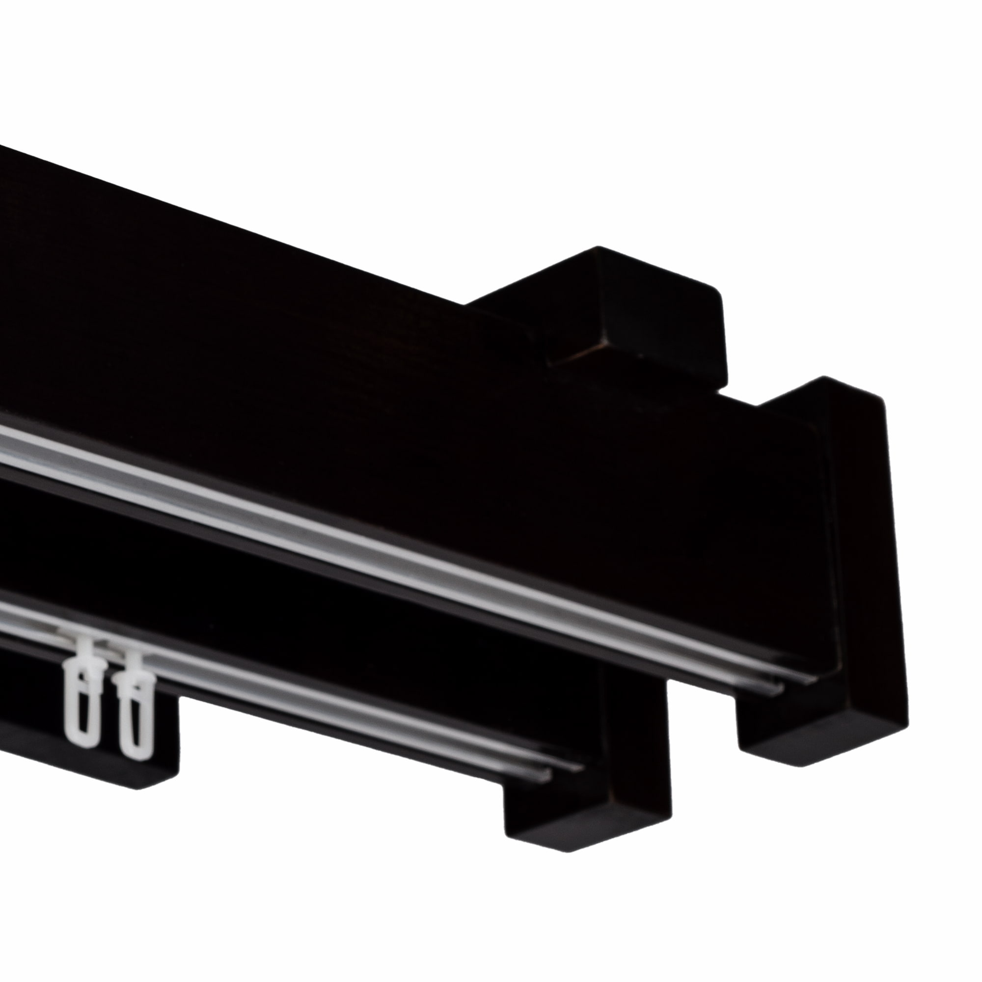 Dália két alumíniumsínes profilkarnis negru Dália két alumíniumsínes profilkarnis Fekete