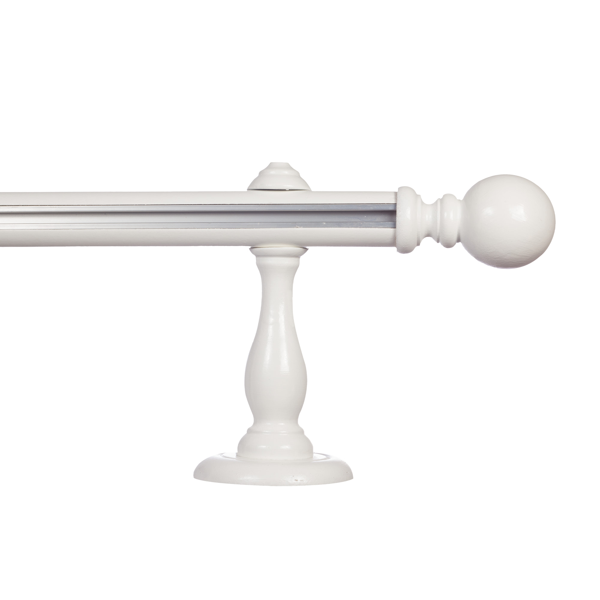 Globo egy alumíniumsínes fa rúdkarnis alb Globo egy alumíniumsínes fa rúdkarnis Fehér