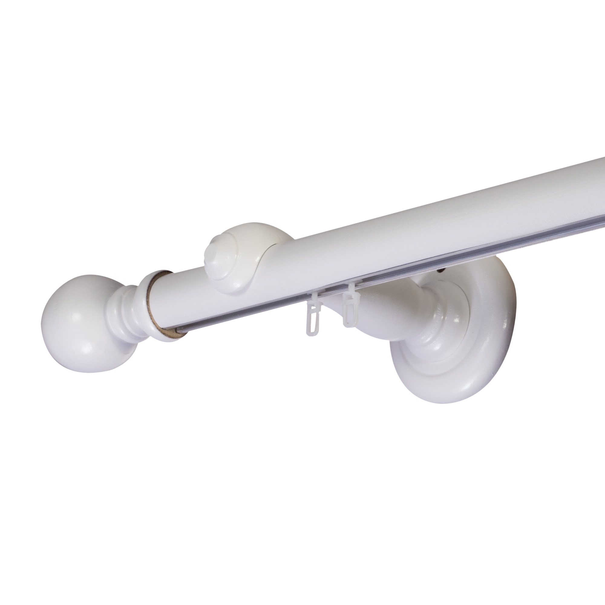 Globo egy alumíniumsínes fa rúdkarnis alb Globo egy alumíniumsínes fa rúdkarnis Fehér