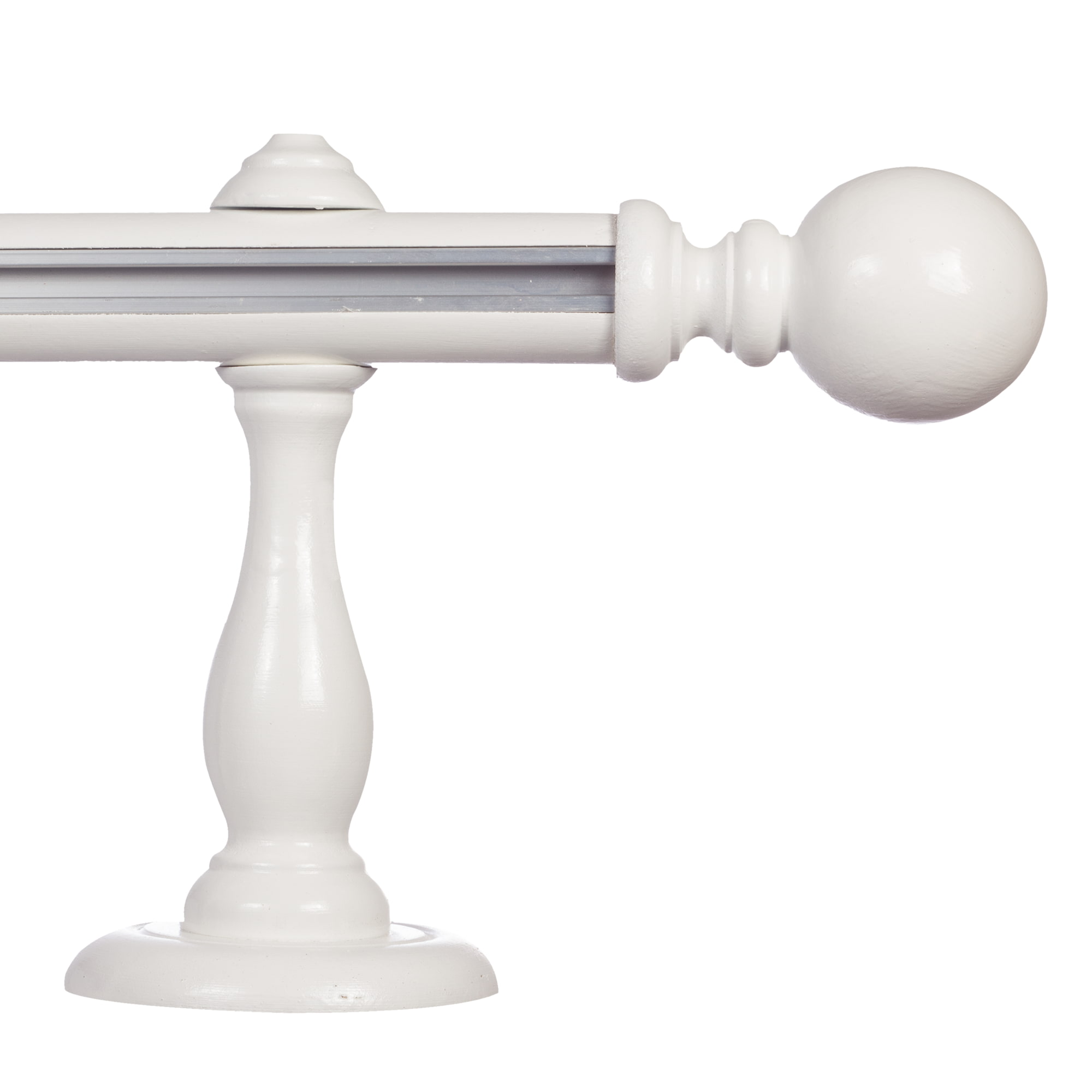 Globo egy alumíniumsínes fa rúdkarnis alb Globo egy alumíniumsínes fa rúdkarnis Fehér