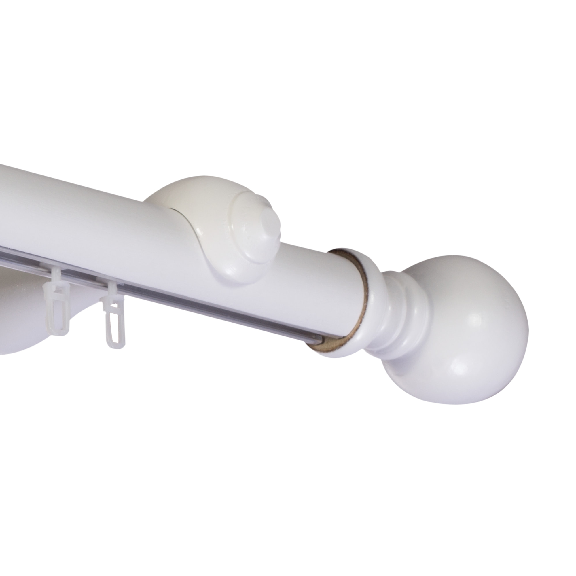 Globo egy alumíniumsínes fa rúdkarnis alb Globo egy alumíniumsínes fa rúdkarnis Fehér