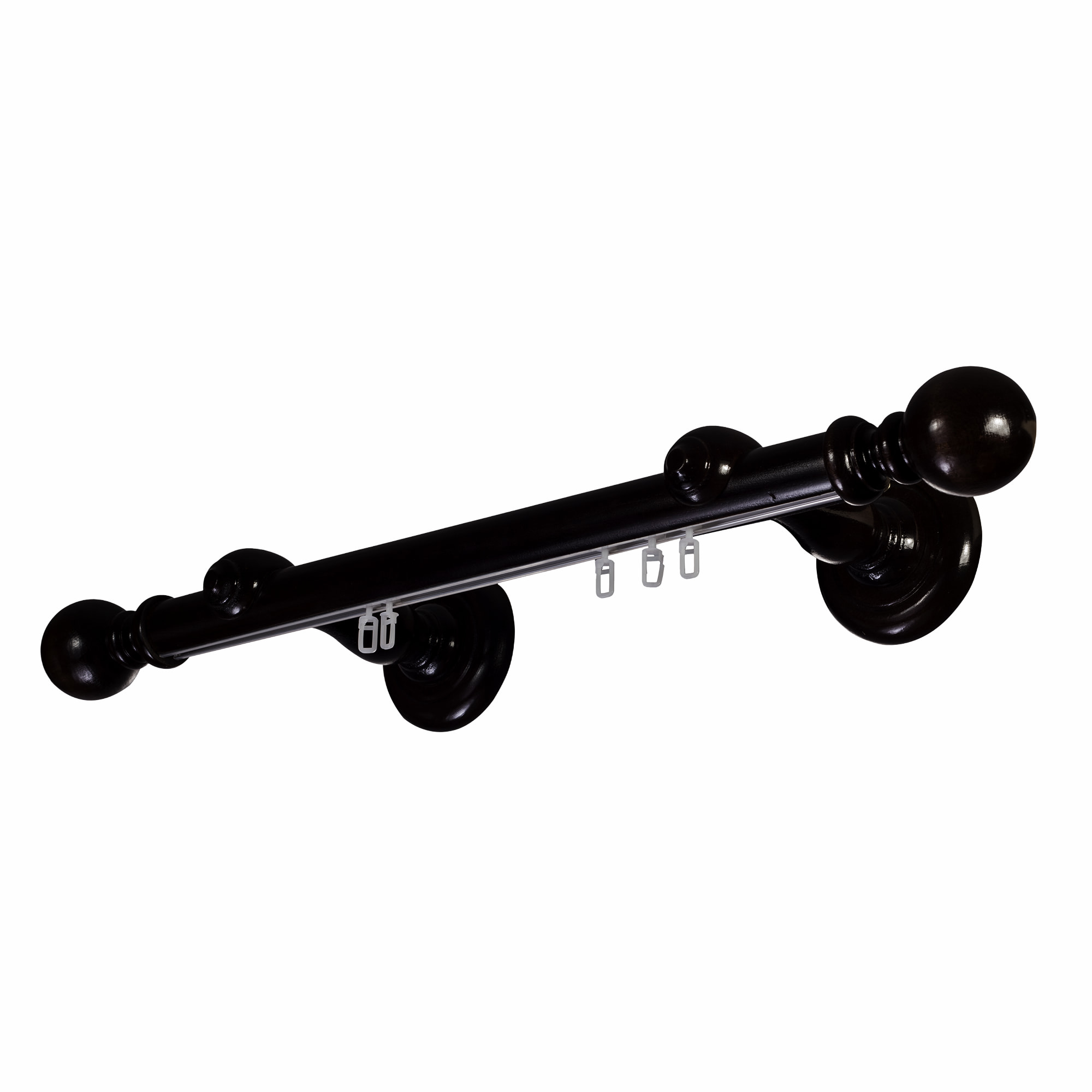 Globo egy alumíniumsínes fa rúdkarnis negru Globo egy alumíniumsínes fa rúdkarnis Fekete