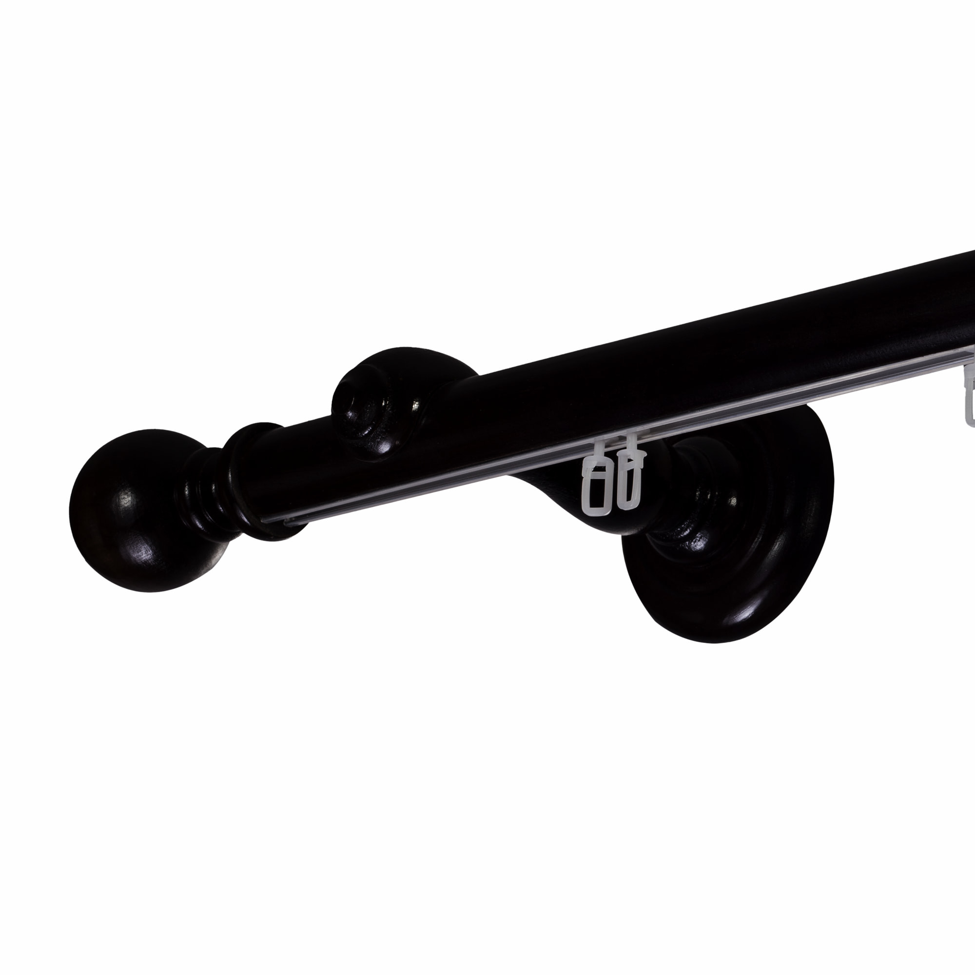 Globo egy alumíniumsínes fa rúdkarnis negru Globo egy alumíniumsínes fa rúdkarnis Fekete
