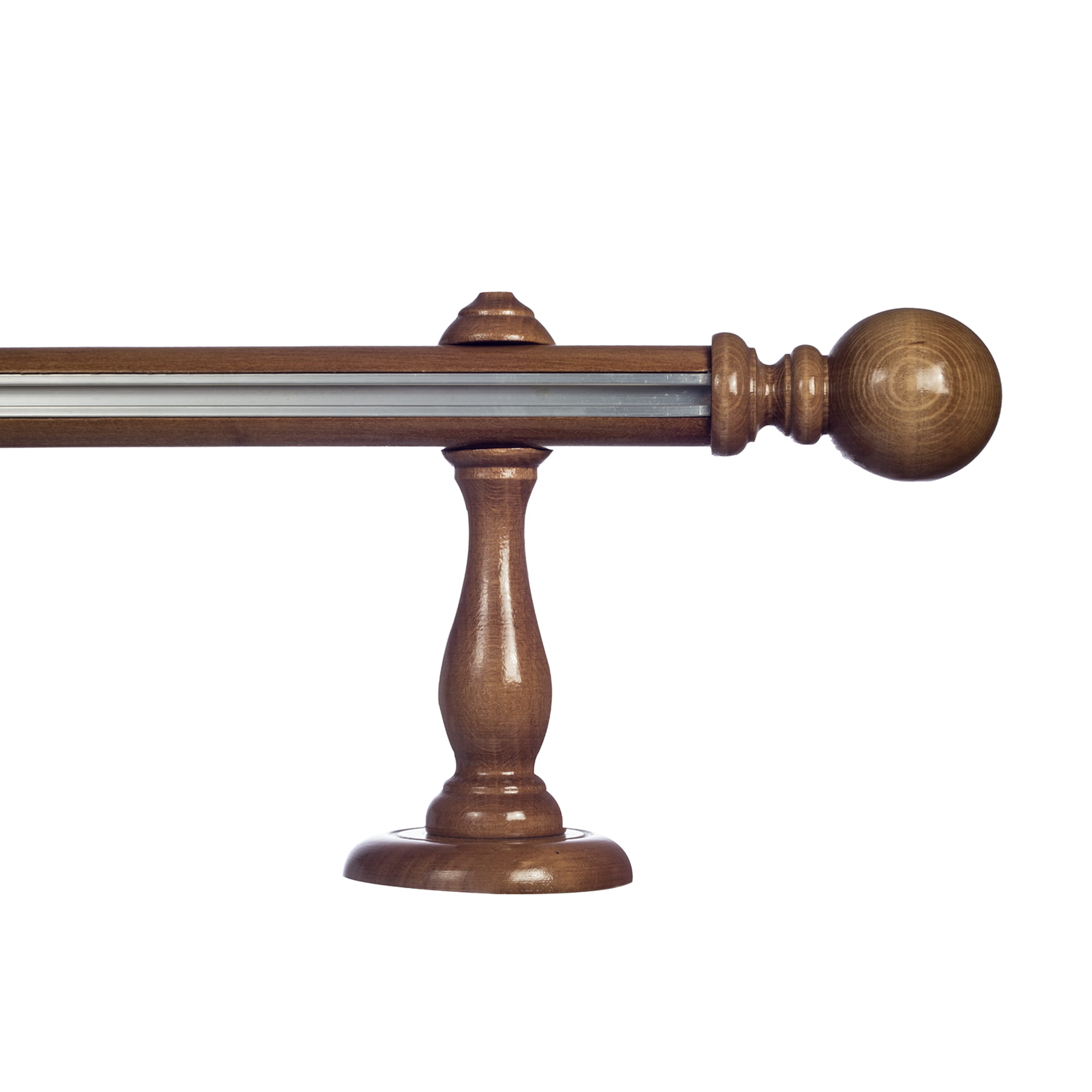 Globo egy alumíniumsínes fa rúdkarnis stejar Globo egy alumíniumsínes fa rúdkarnis Tölgy