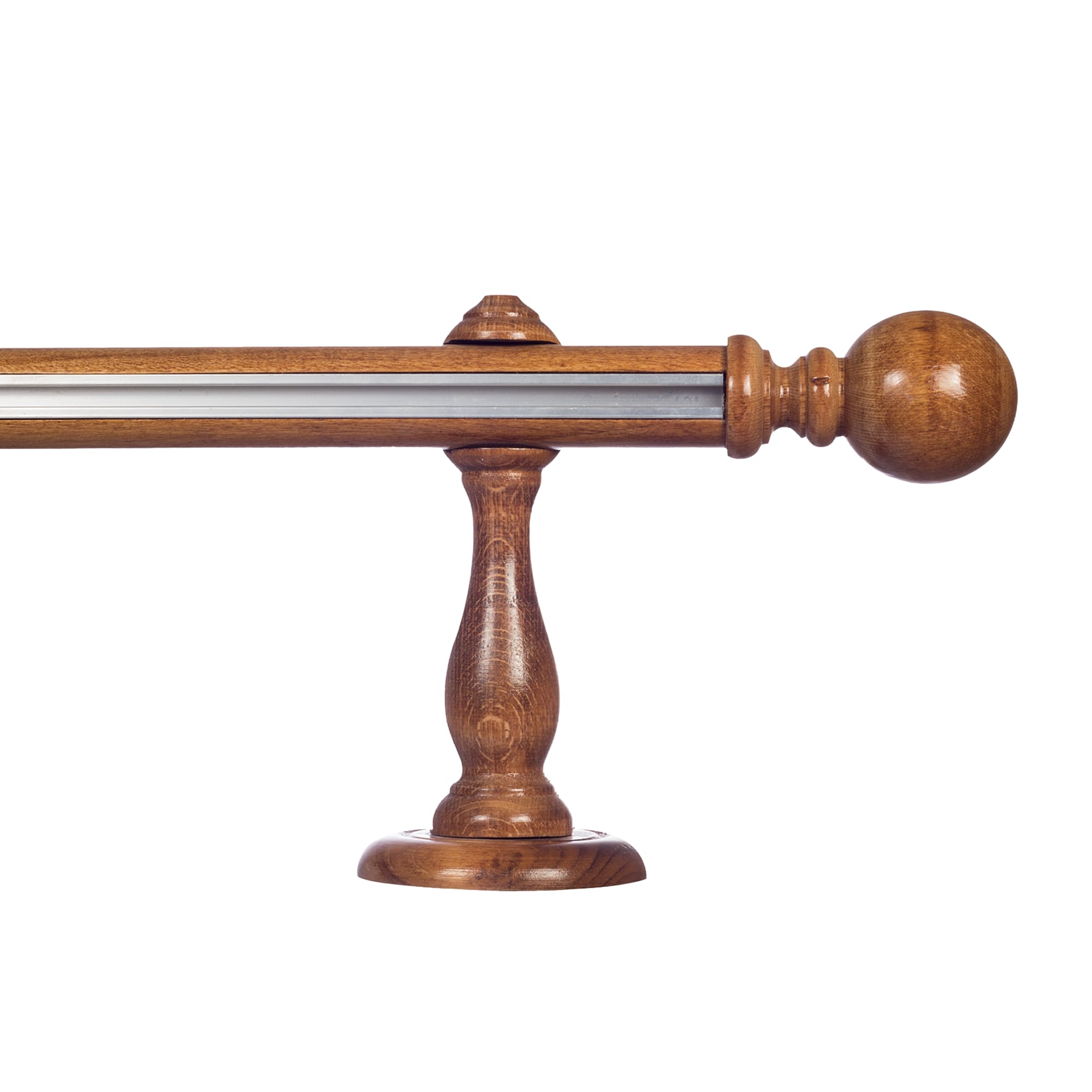 Globo egy alumíniumsínes fa rúdkarnis stejar_auriu Globo egy alumíniumsínes fa rúdkarnis Stejar_auriu