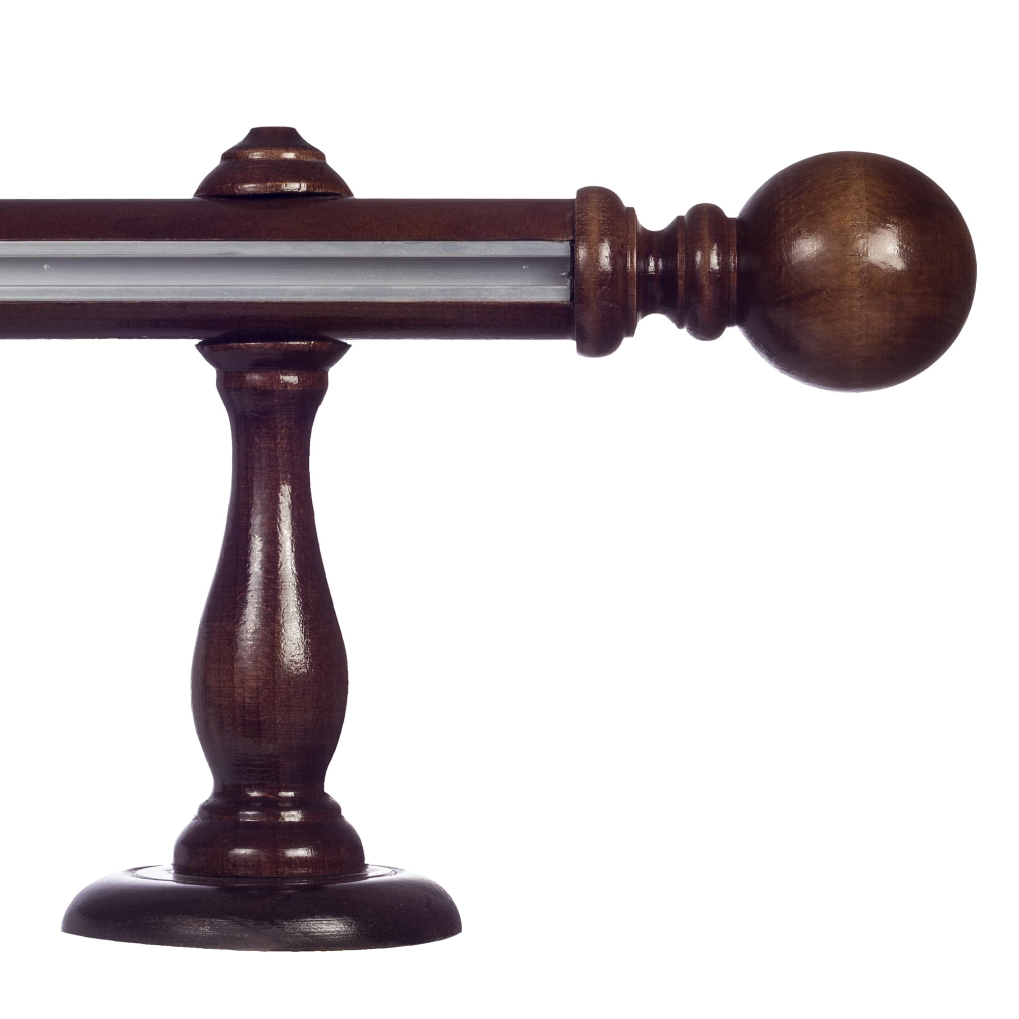 Globo egy alumíniumsínes fa rúdkarnis nuc Globo egy alumíniumsínes fa rúdkarnis Dió