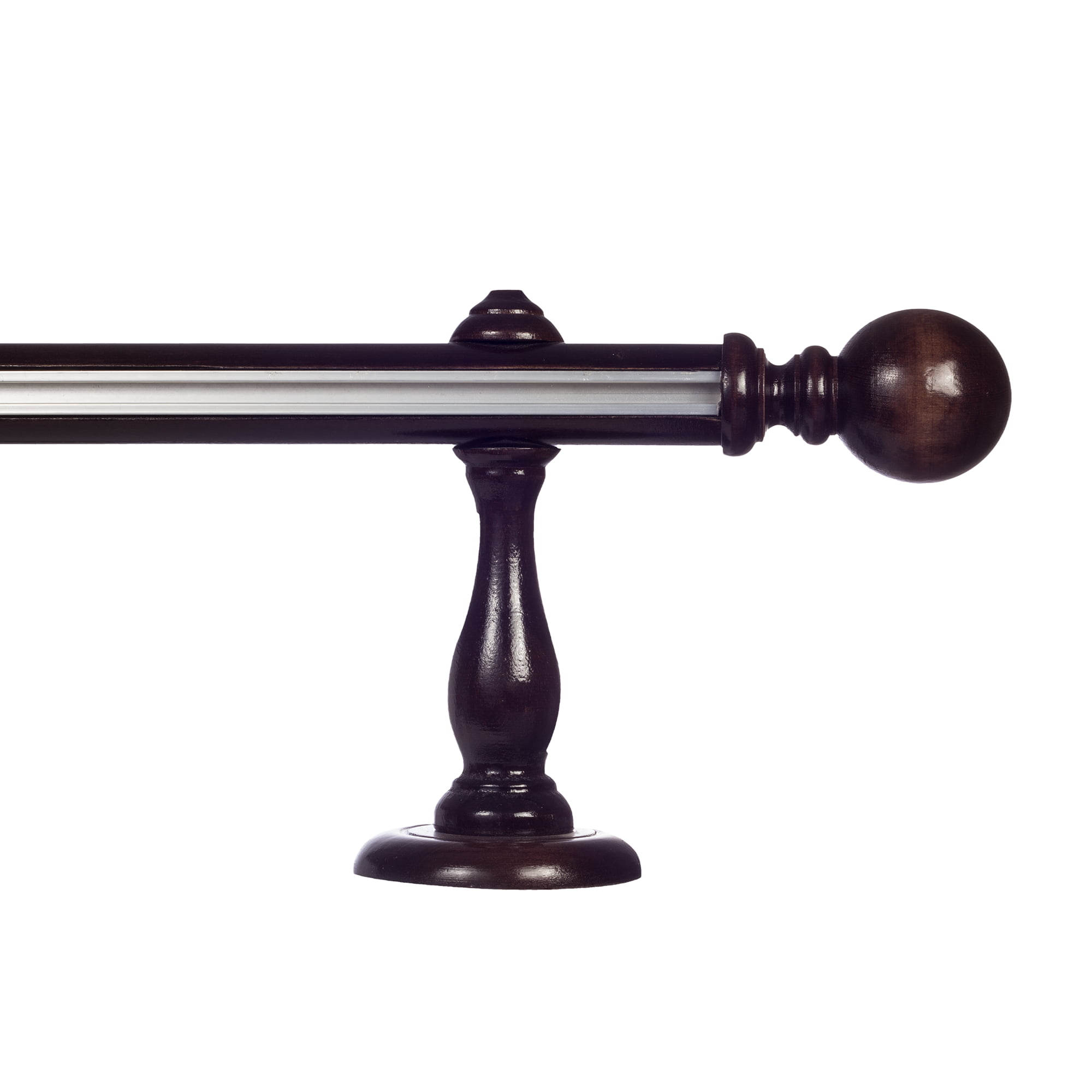 Globo egy alumíniumsínes fa rúdkarnis wenge Globo egy alumíniumsínes fa rúdkarnis Wenge