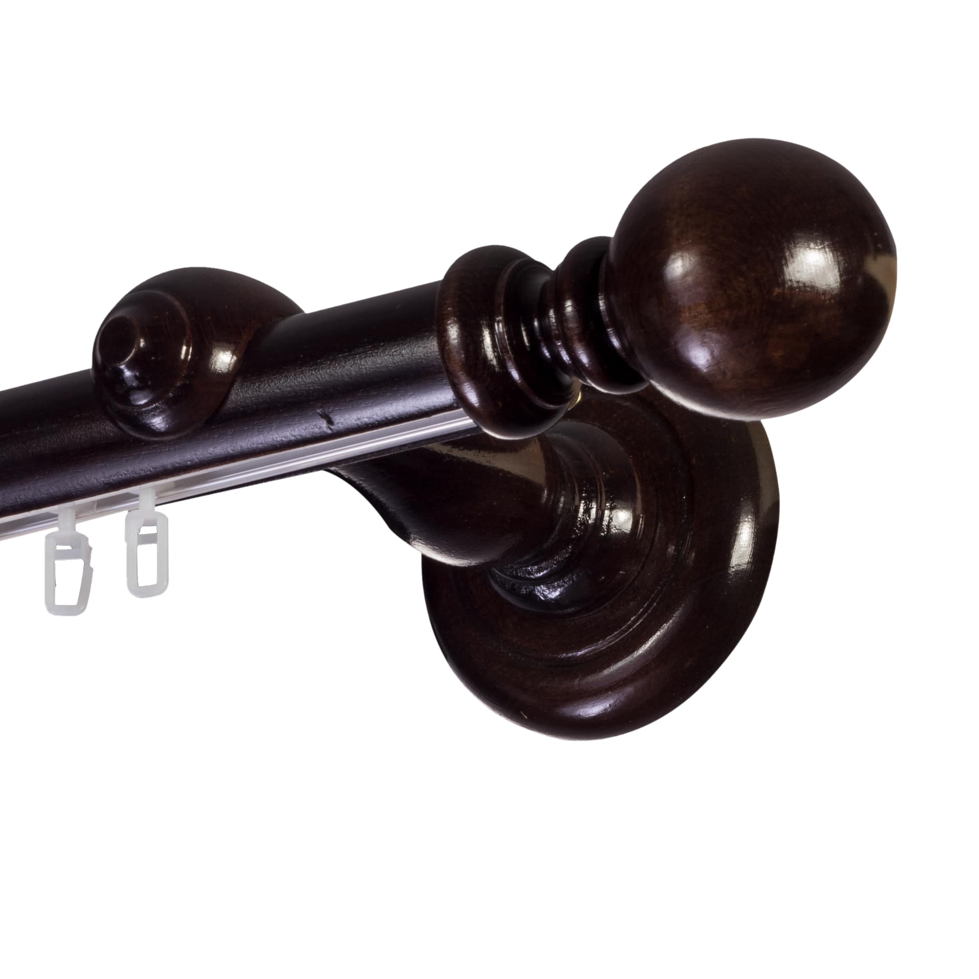 Globo egy alumíniumsínes fa rúdkarnis wenge Globo egy alumíniumsínes fa rúdkarnis Wenge