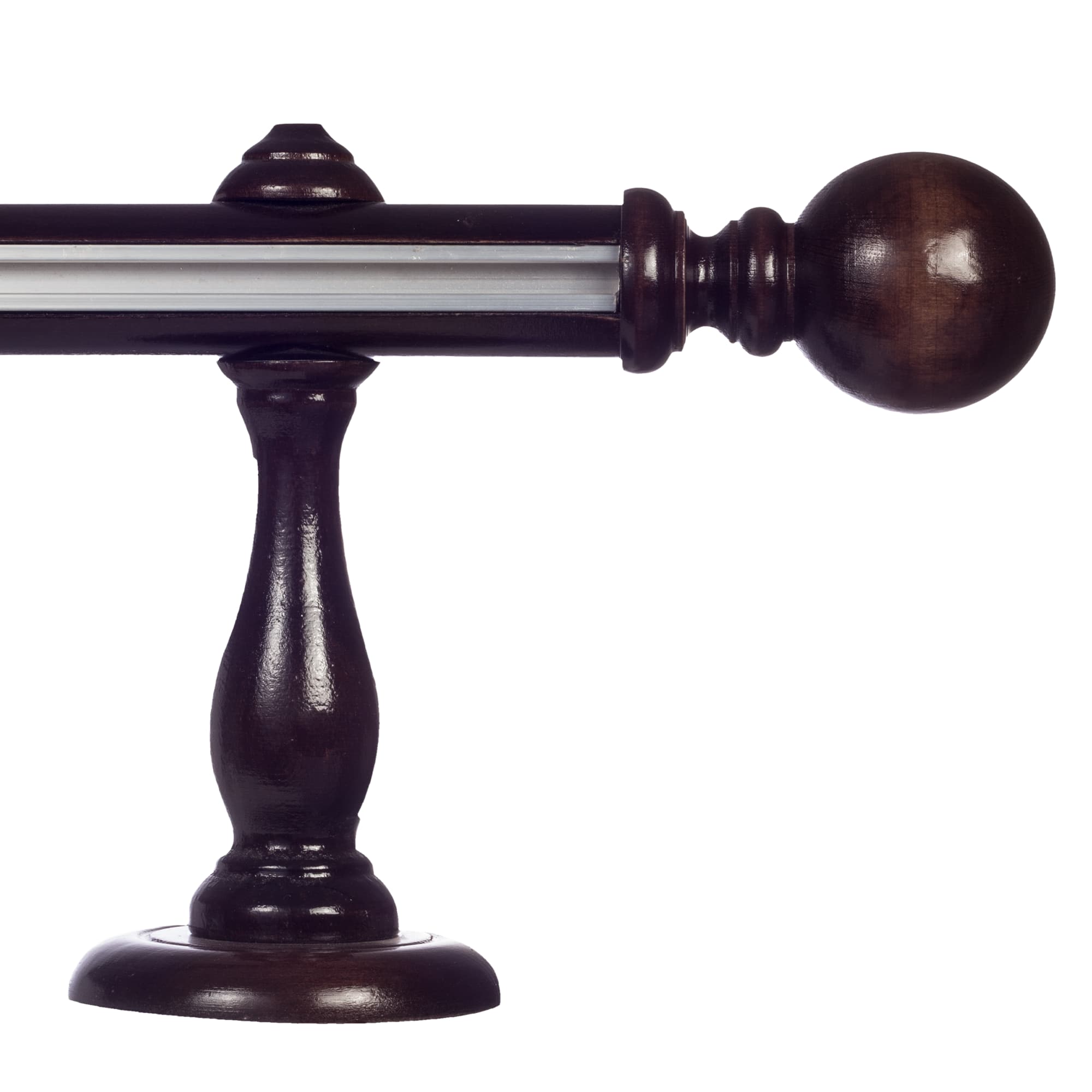 Globo egy alumíniumsínes fa rúdkarnis wenge Globo egy alumíniumsínes fa rúdkarnis Wenge