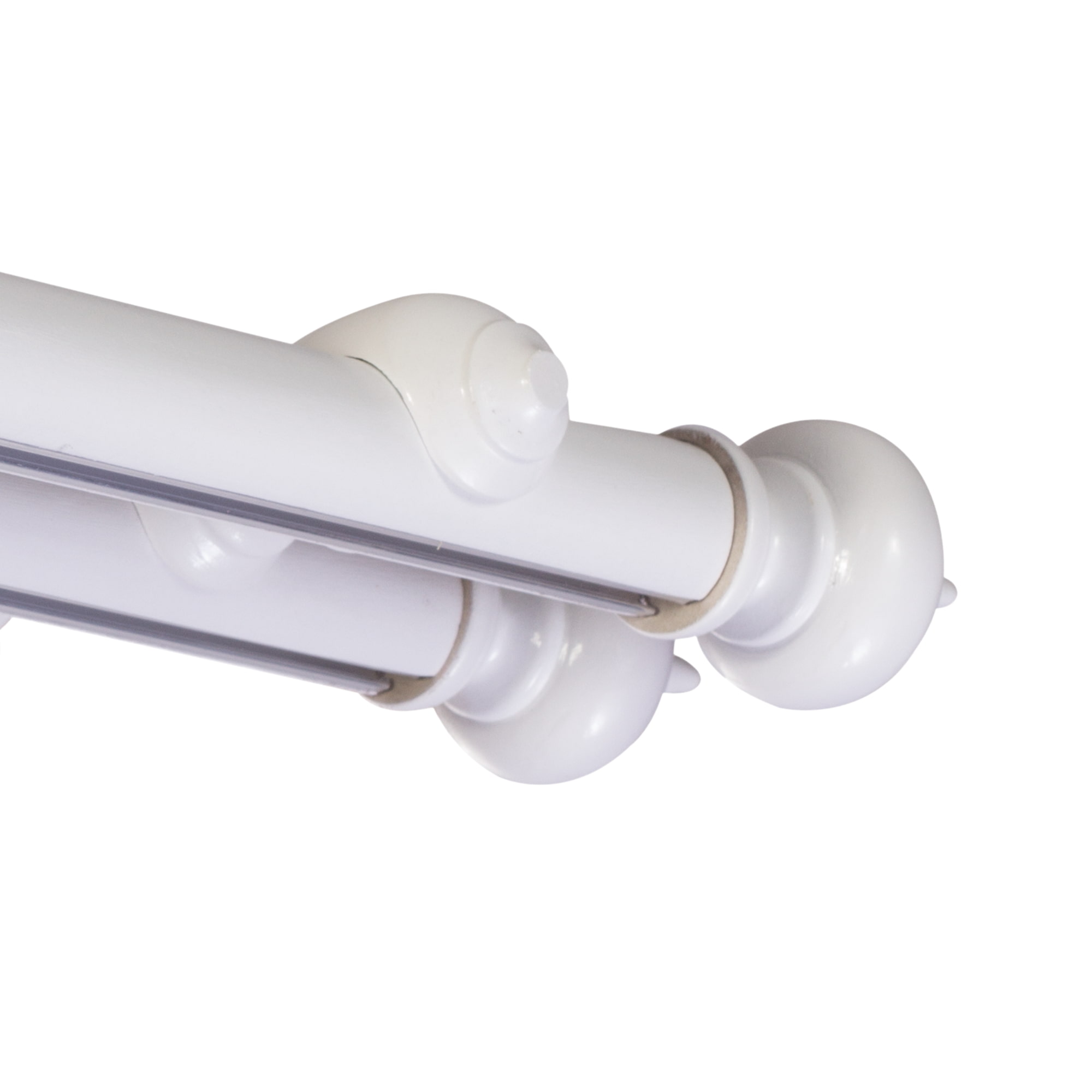 Globo két alumíniumsínes fa rúdkarnis alb Globo két alumíniumsínes fa rúdkarnis Fehér