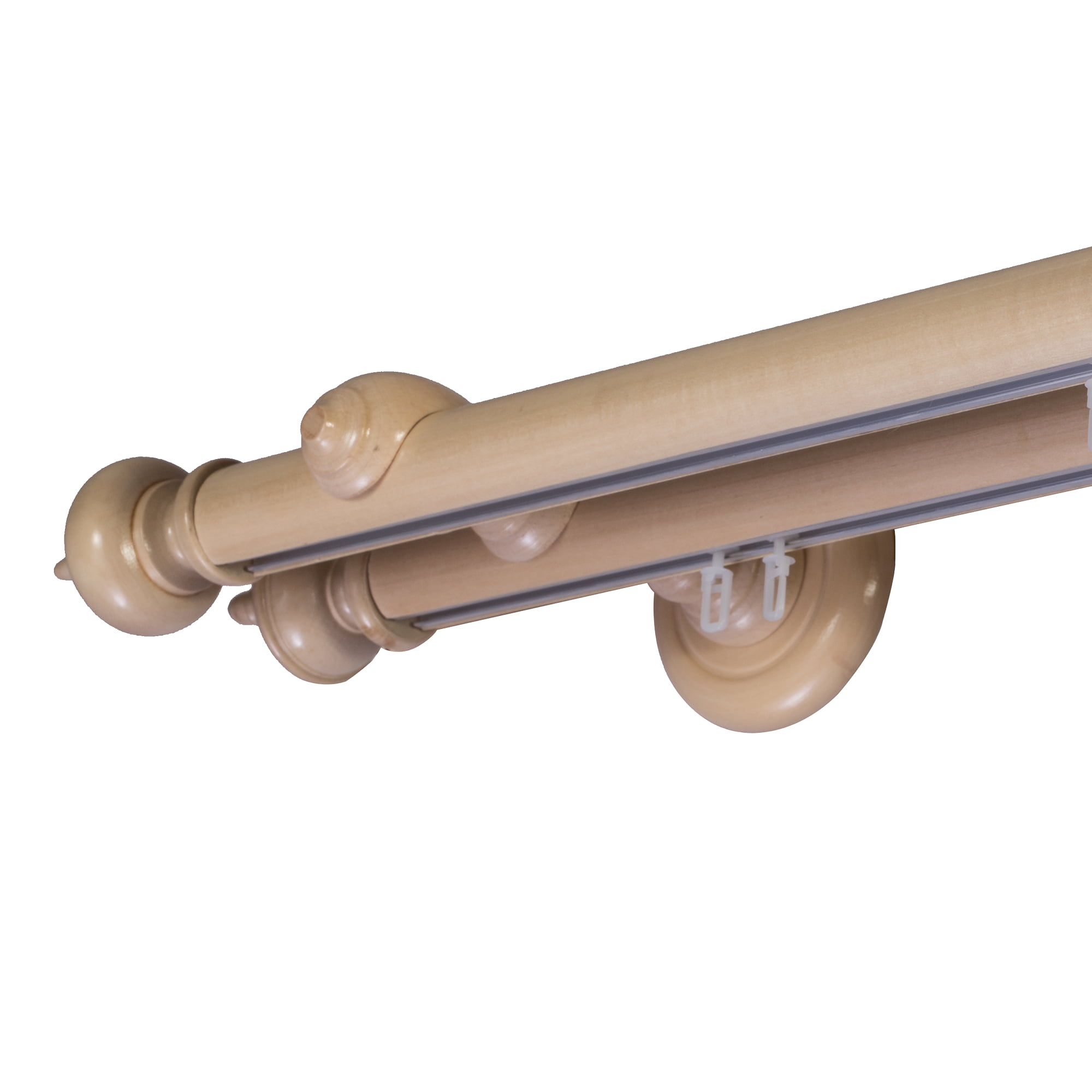 Globo két alumíniumsínes fa rúdkarnis natur Globo két alumíniumsínes fa rúdkarnis Natúr