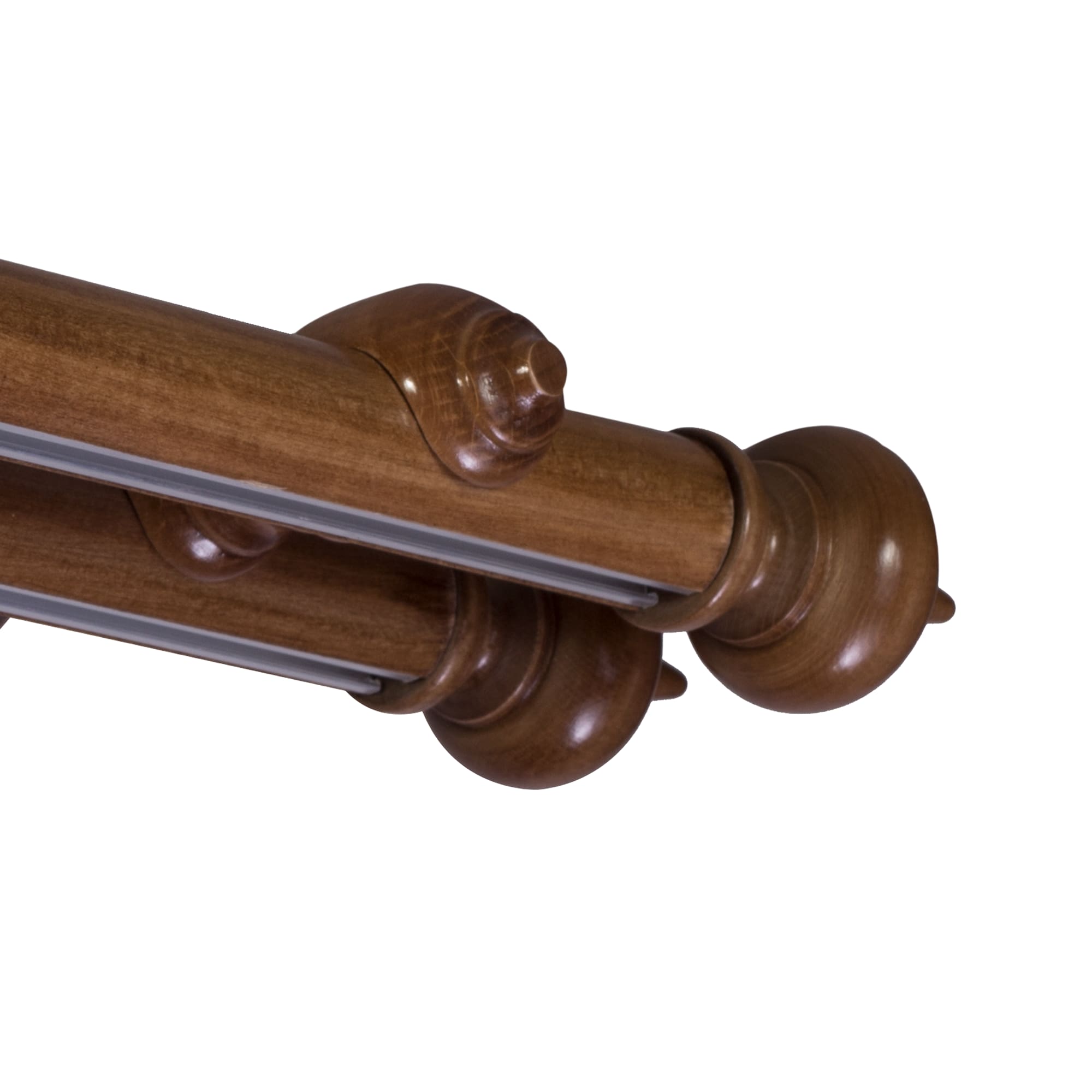 Globo két alumíniumsínes fa rúdkarnis stejar Globo két alumíniumsínes fa rúdkarnis Tölgy