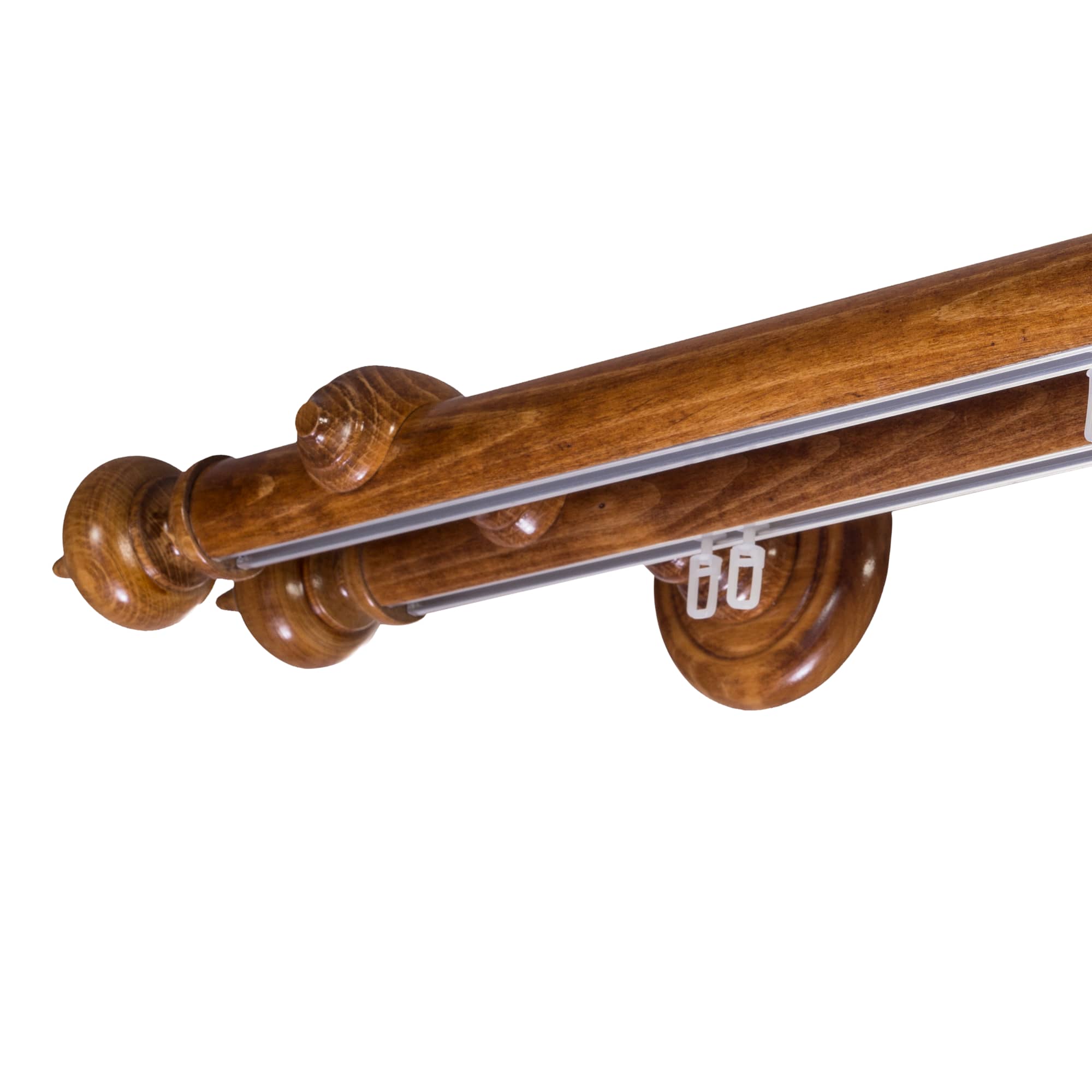 Globo két alumíniumsínes fa rúdkarnis stejar_auriu Globo két alumíniumsínes fa rúdkarnis Stejar_auriu