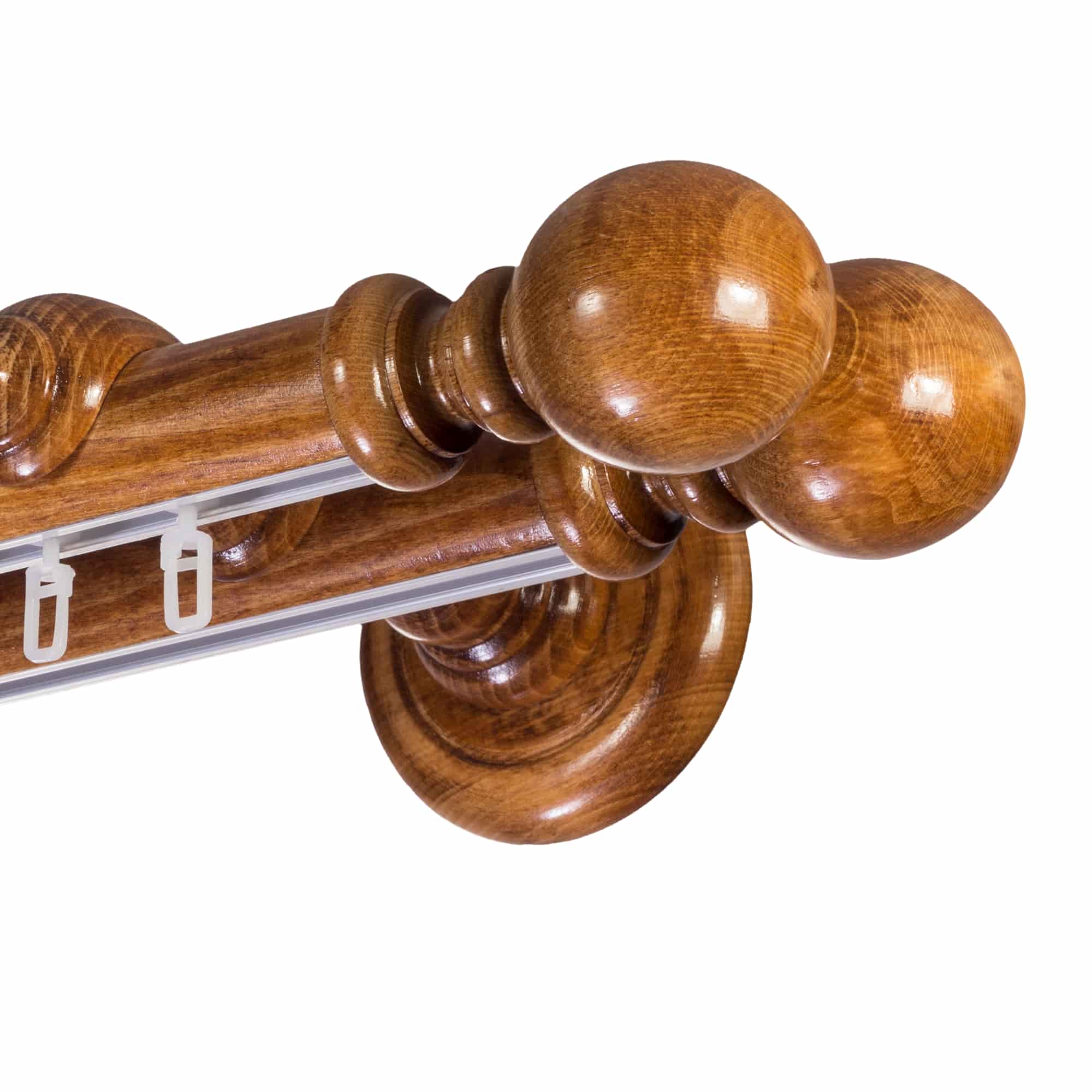 Globo két alumíniumsínes fa rúdkarnis stejar_auriu Globo két alumíniumsínes fa rúdkarnis Stejar_auriu