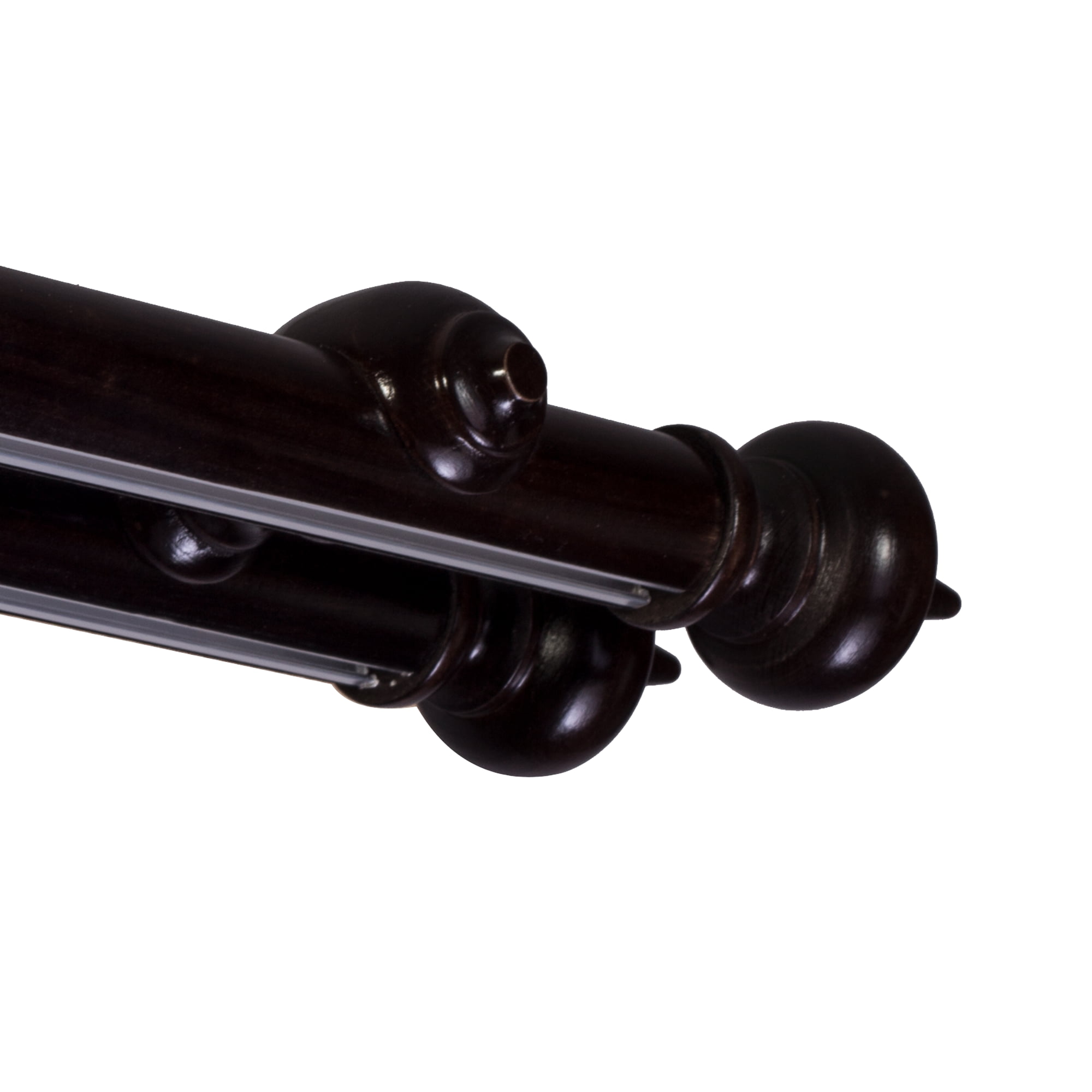 Globo két alumíniumsínes fa rúdkarnis wenge Globo két alumíniumsínes fa rúdkarnis Wenge