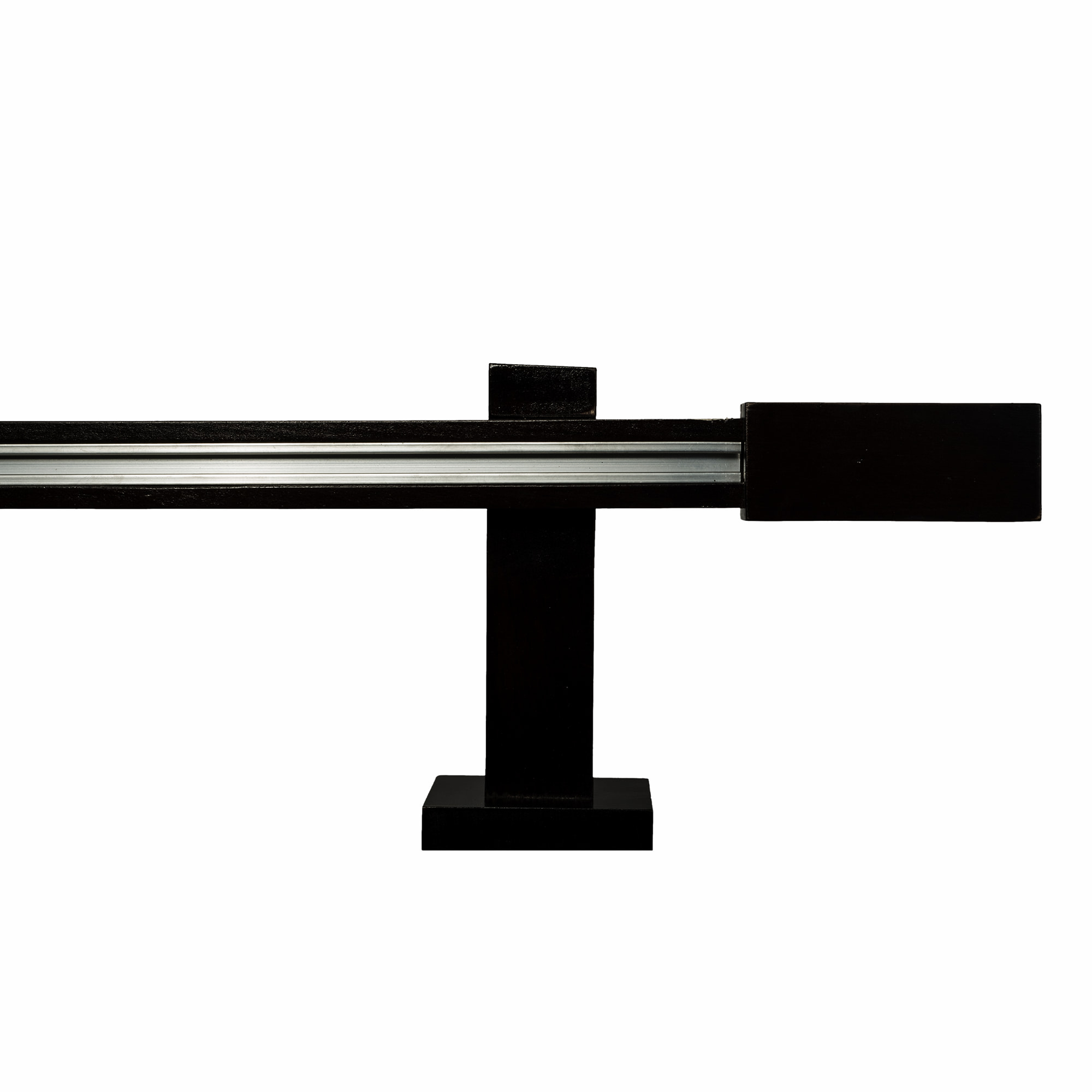 Prága egy alumíniumsínes profilkarnis negru Prága egy alumíniumsínes profilkarnis Fekete