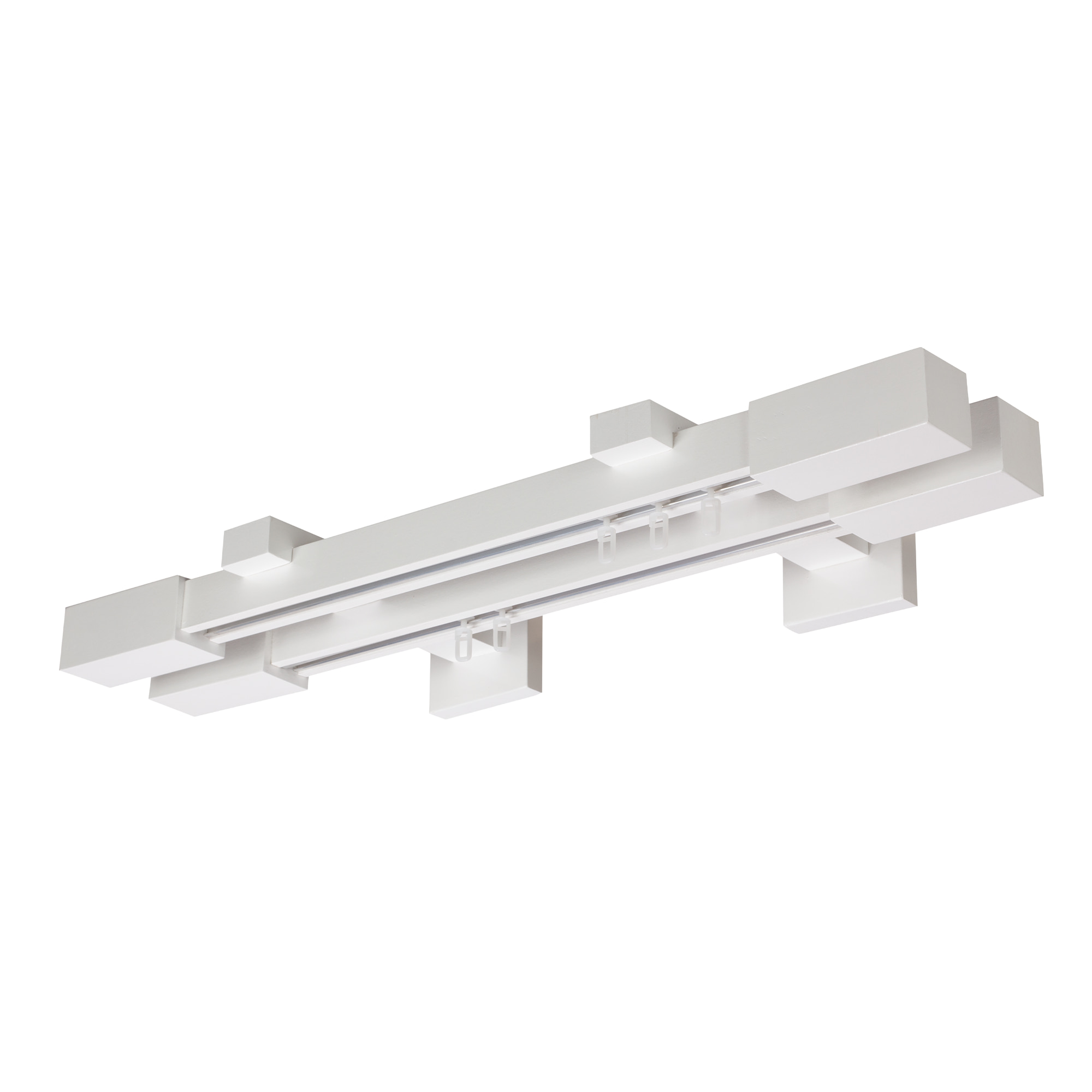 Prága két alumíniumsínes profilkarnis alb Prága két alumíniumsínes profilkarnis Fehér