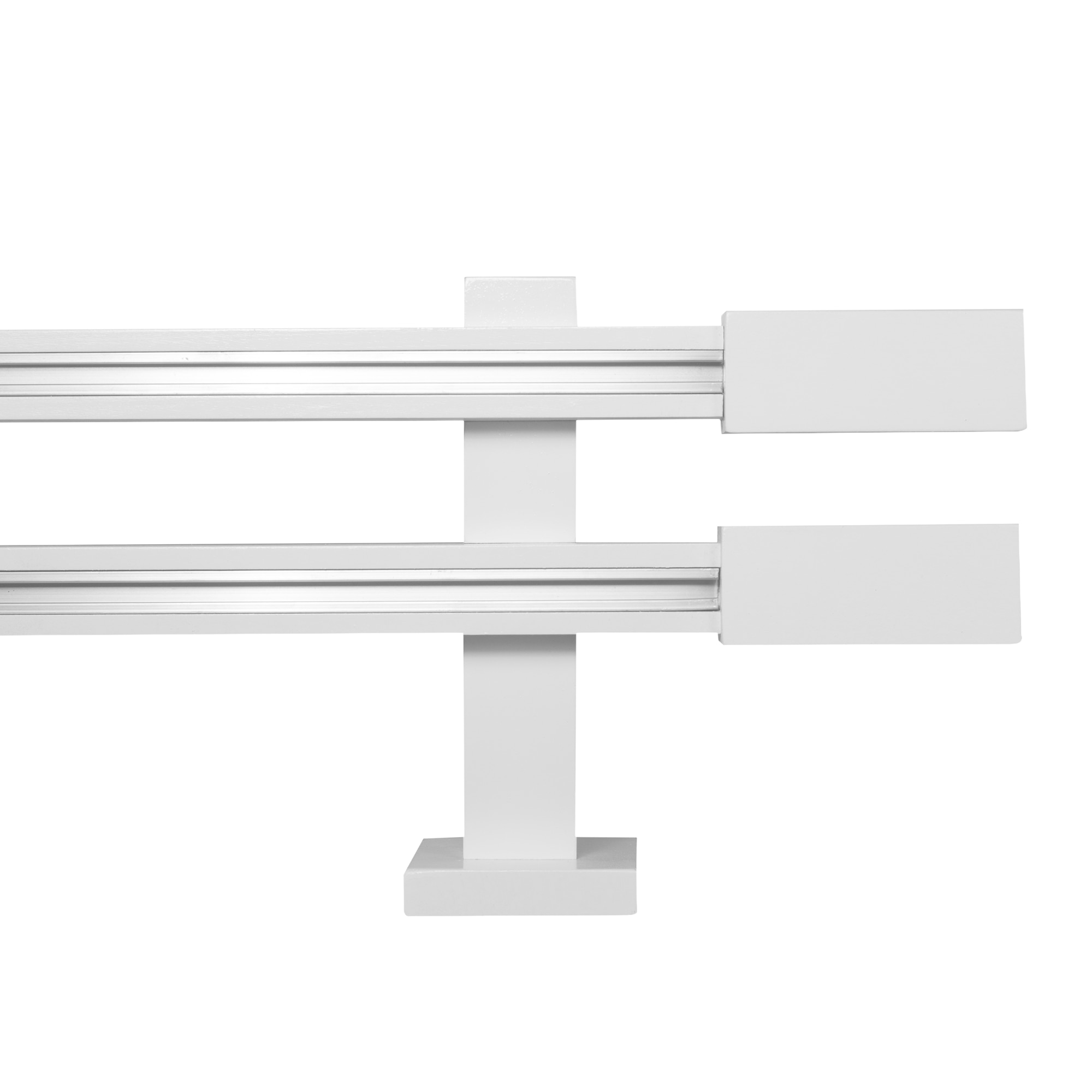 Prága két alumíniumsínes profilkarnis alb Prága két alumíniumsínes profilkarnis Fehér