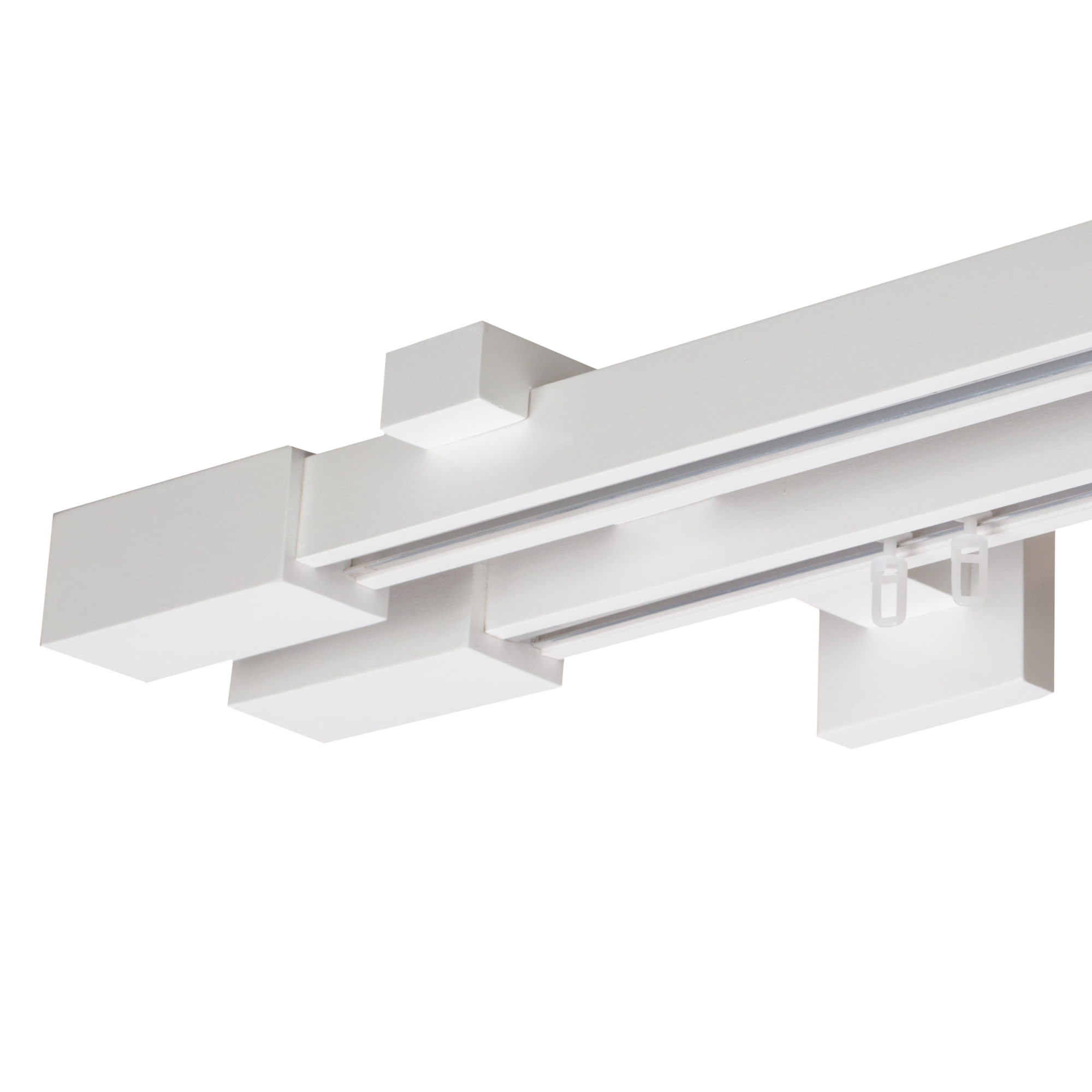 Prága két alumíniumsínes profilkarnis alb Prága két alumíniumsínes profilkarnis Fehér