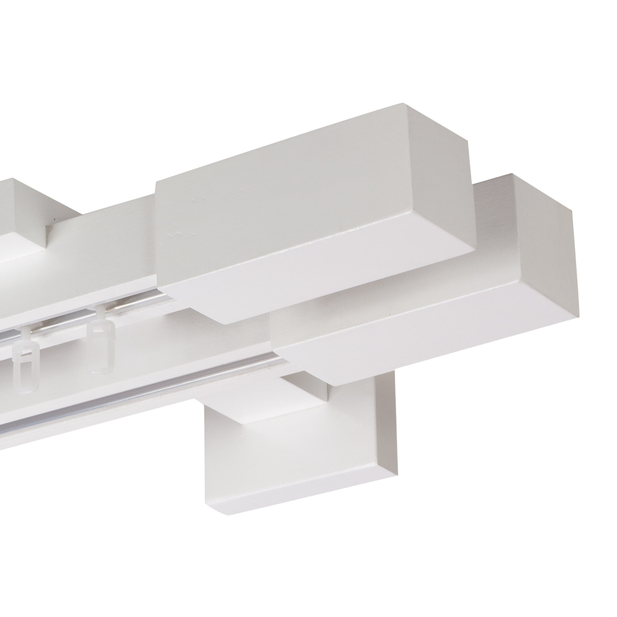 Prága két alumíniumsínes profilkarnis alb Prága két alumíniumsínes profilkarnis Fehér