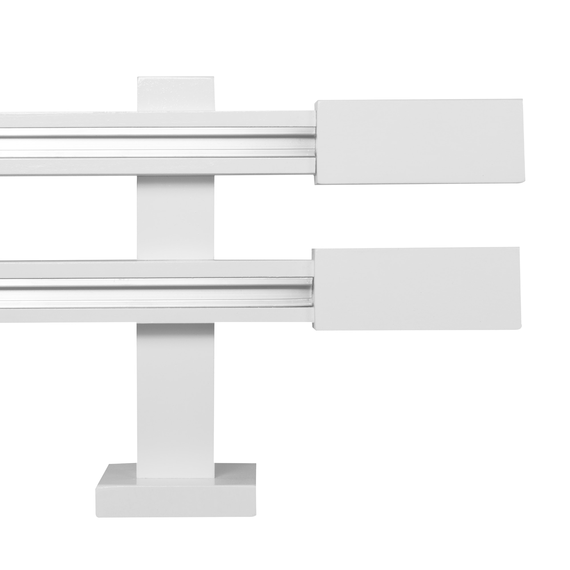 Prága két alumíniumsínes profilkarnis alb Prága két alumíniumsínes profilkarnis Fehér