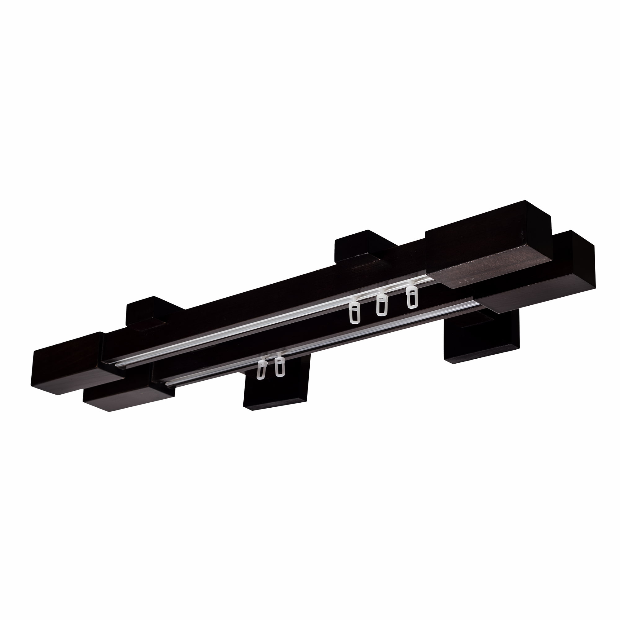 Prága két alumíniumsínes profilkarnis negru Prága két alumíniumsínes profilkarnis Fekete