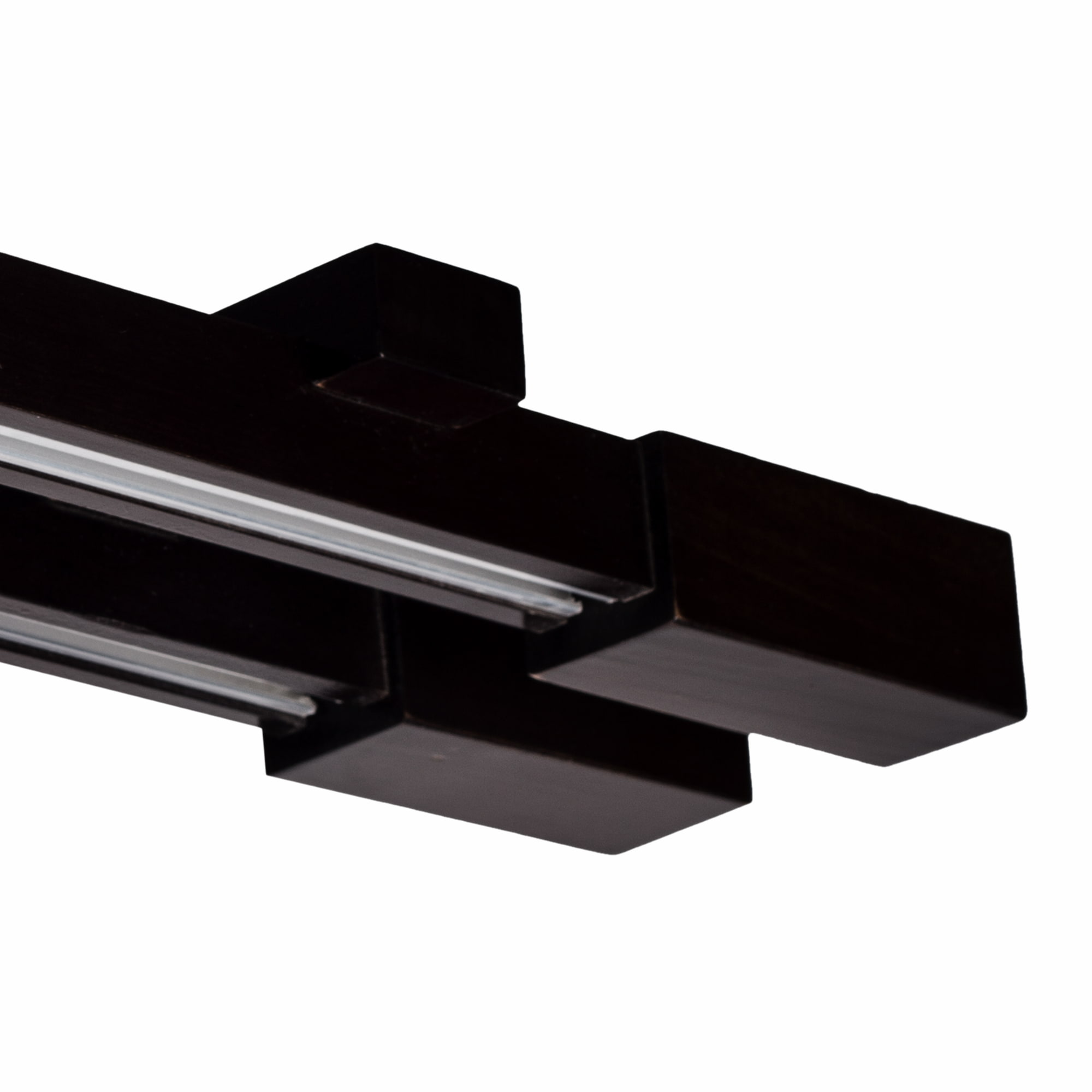 Prága két alumíniumsínes profilkarnis negru Prága két alumíniumsínes profilkarnis Fekete