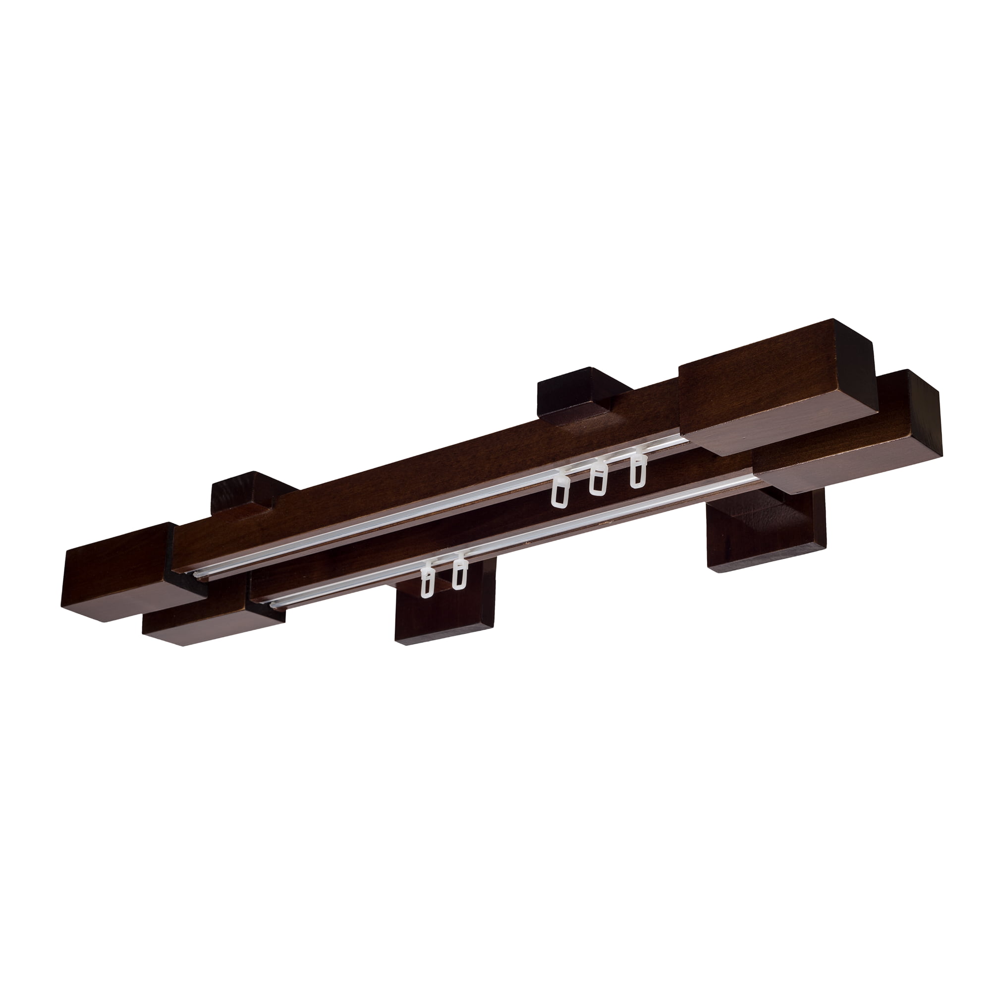 Prága két alumíniumsínes profilkarnis nuc Prága két alumíniumsínes profilkarnis Dió