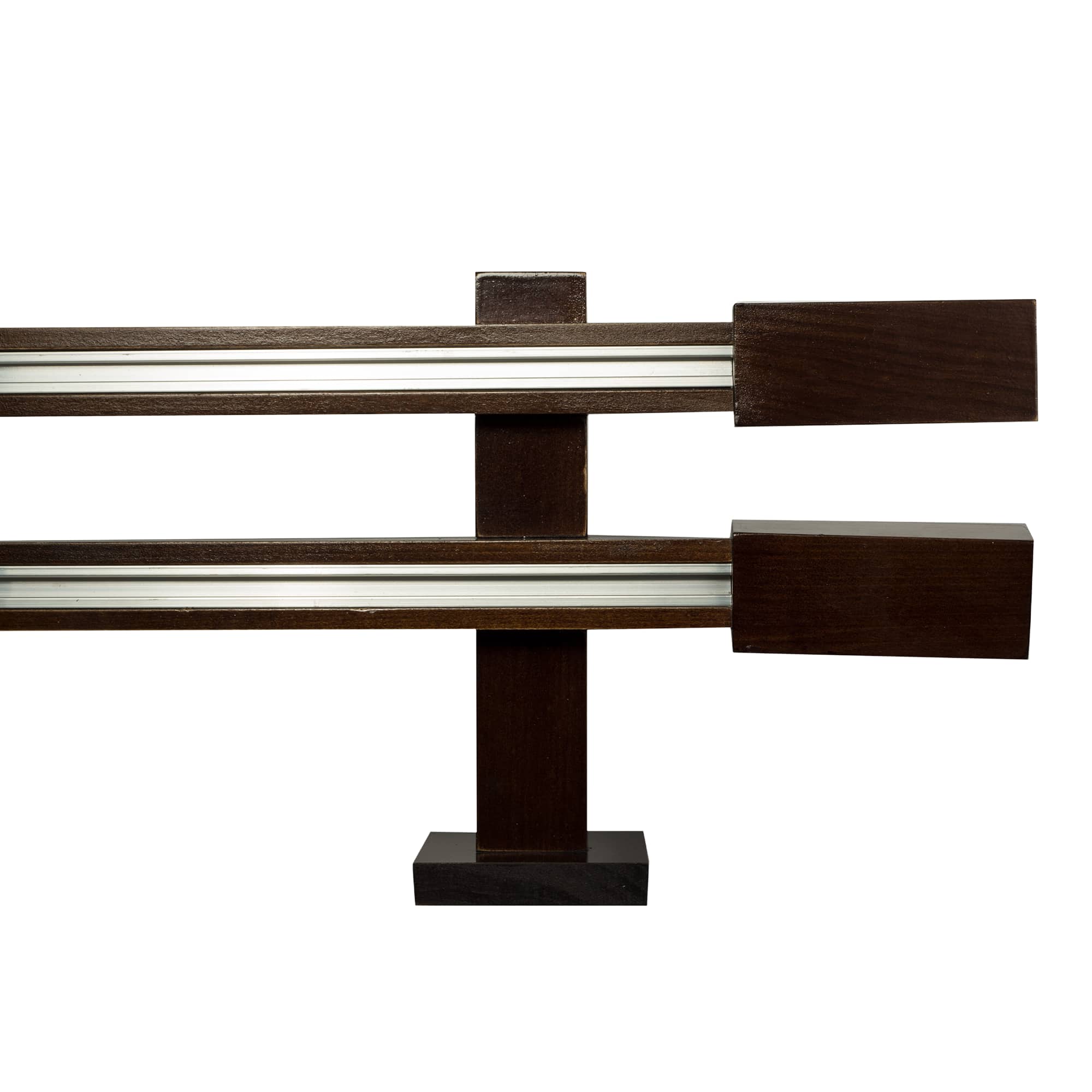 Prága két alumíniumsínes profilkarnis nuc Prága két alumíniumsínes profilkarnis Dió