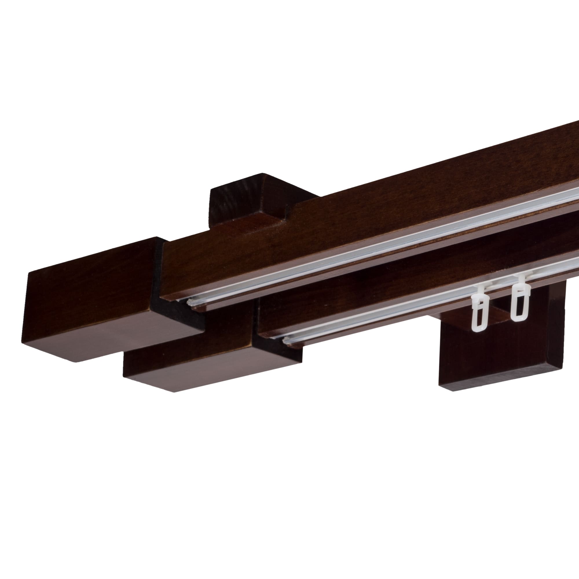 Prága két alumíniumsínes profilkarnis nuc Prága két alumíniumsínes profilkarnis Dió