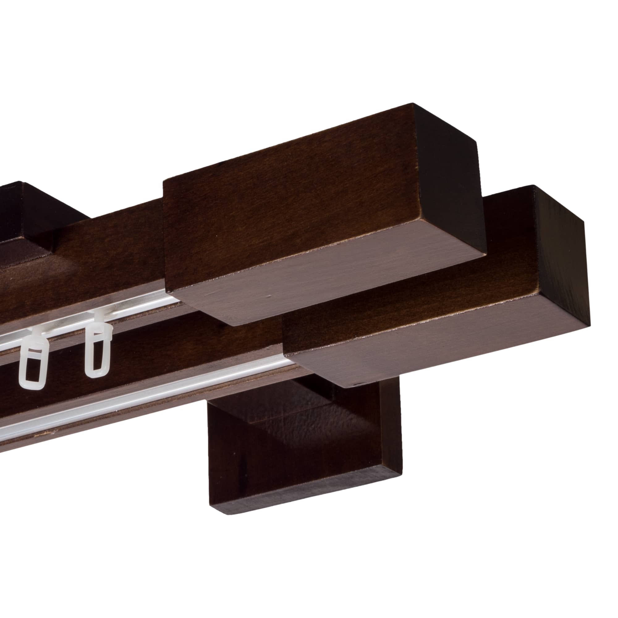 Prága két alumíniumsínes profilkarnis nuc Prága két alumíniumsínes profilkarnis Dió