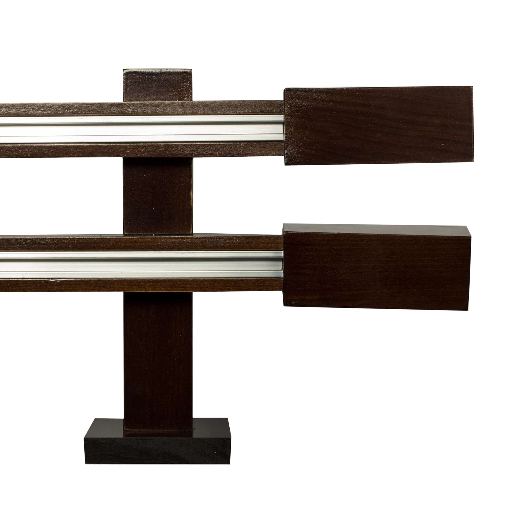 Prága két alumíniumsínes profilkarnis nuc Prága két alumíniumsínes profilkarnis Dió